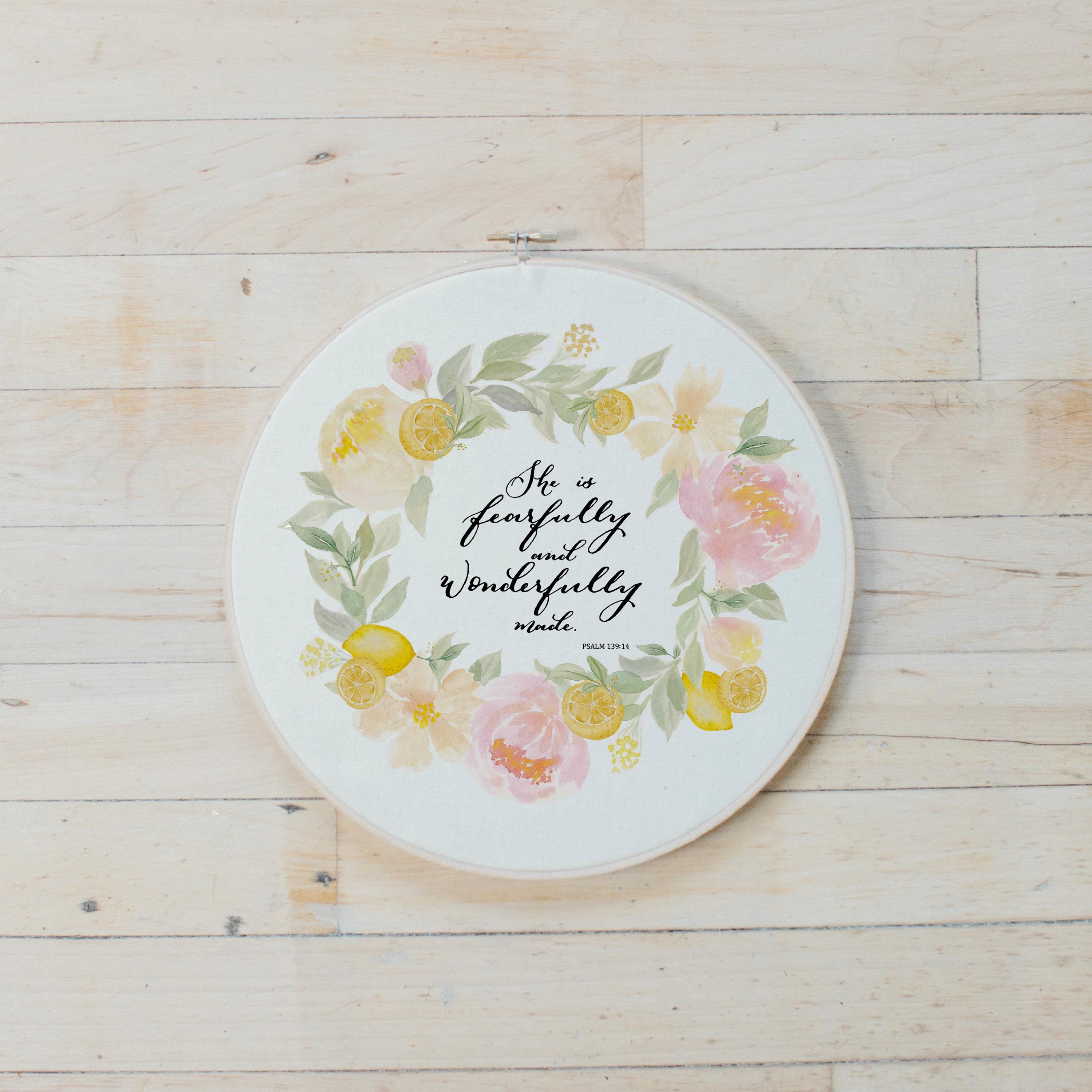 Embroidery Hoops - Psalm 139