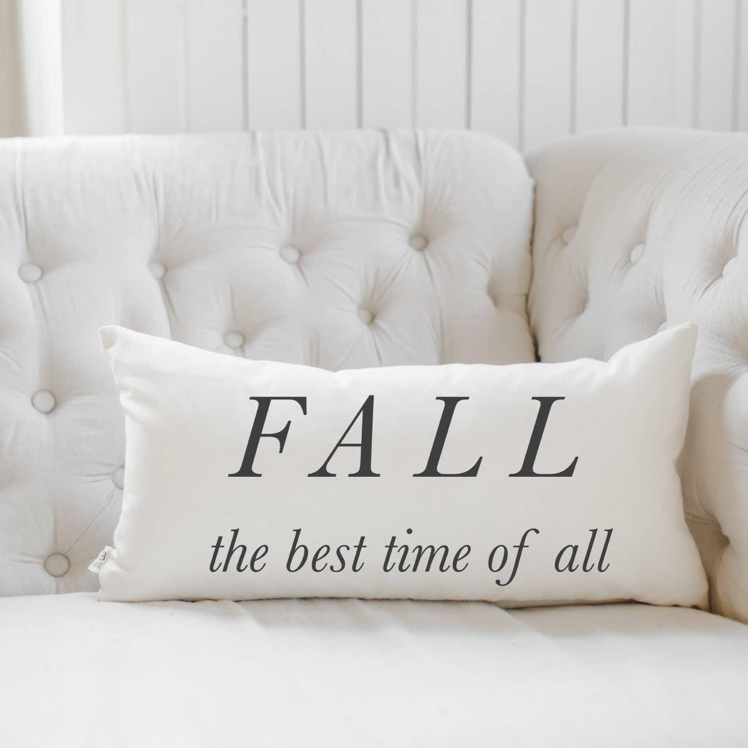 Lumbar Pillows - Fall The Best Time