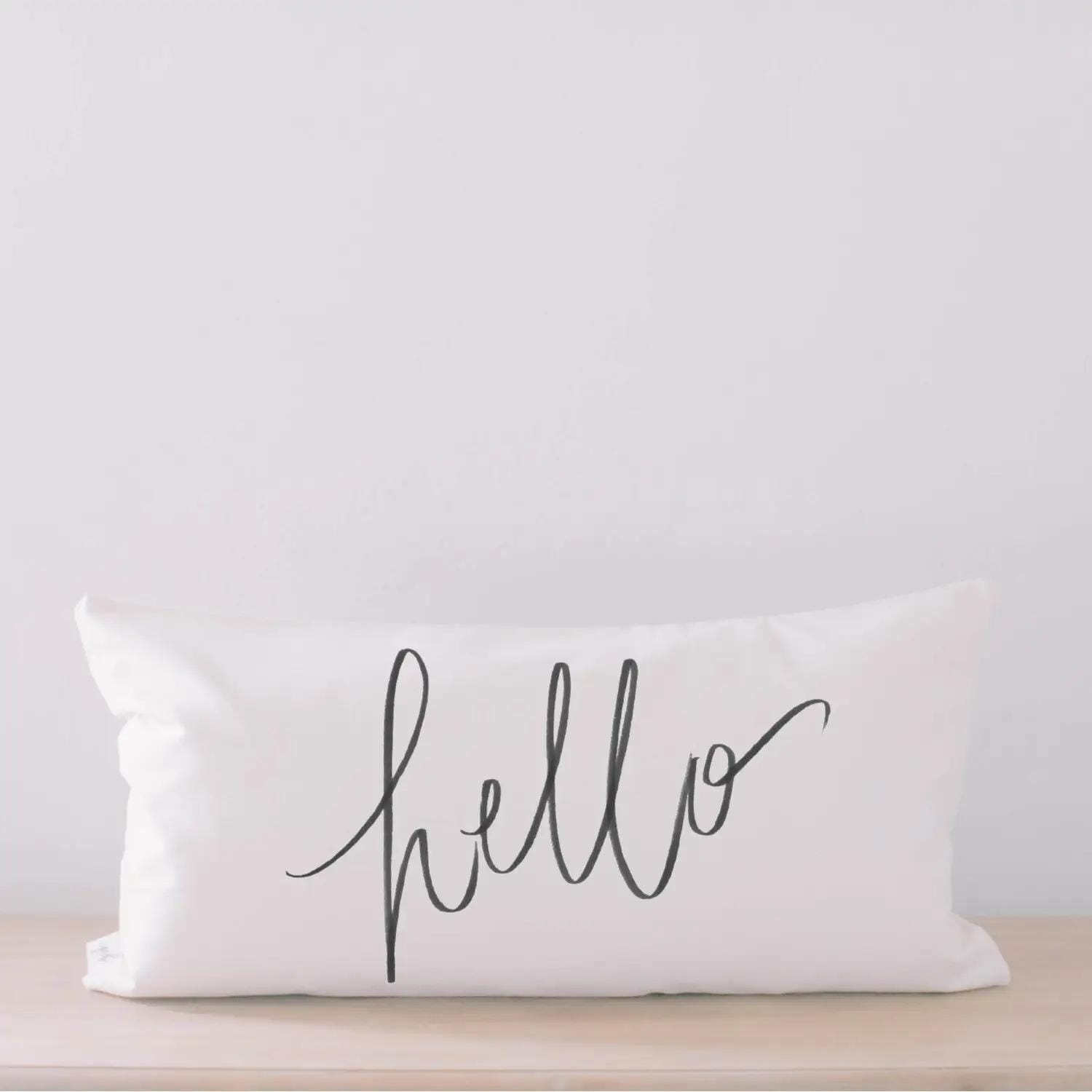Lumbar Pillows - Hello