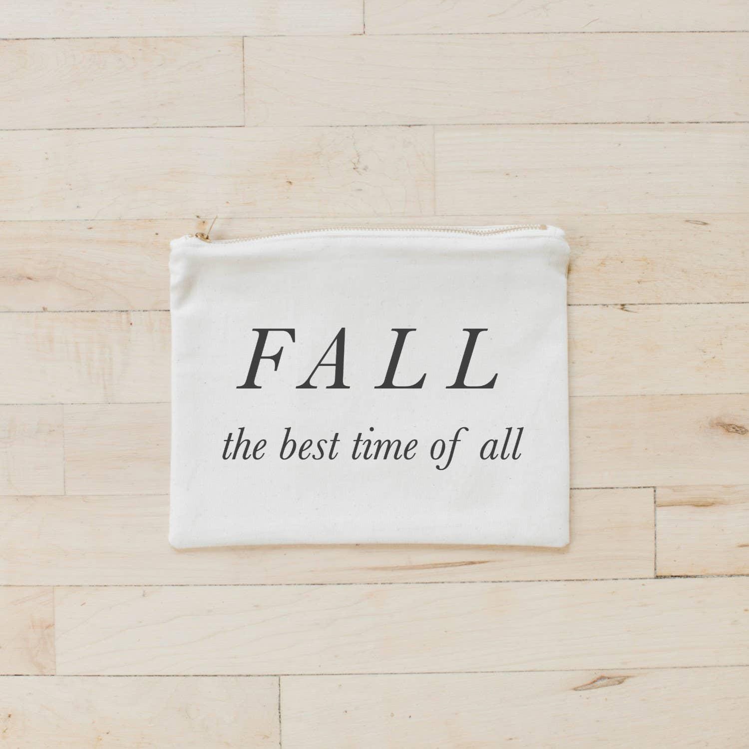 Makeup Bags - Fall the Best Time of All