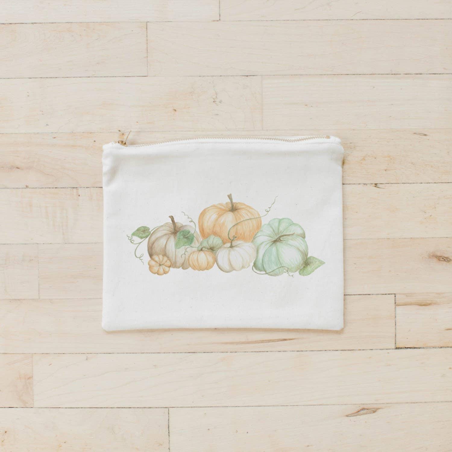 Makeup Bags - Pumpkins Watercolor