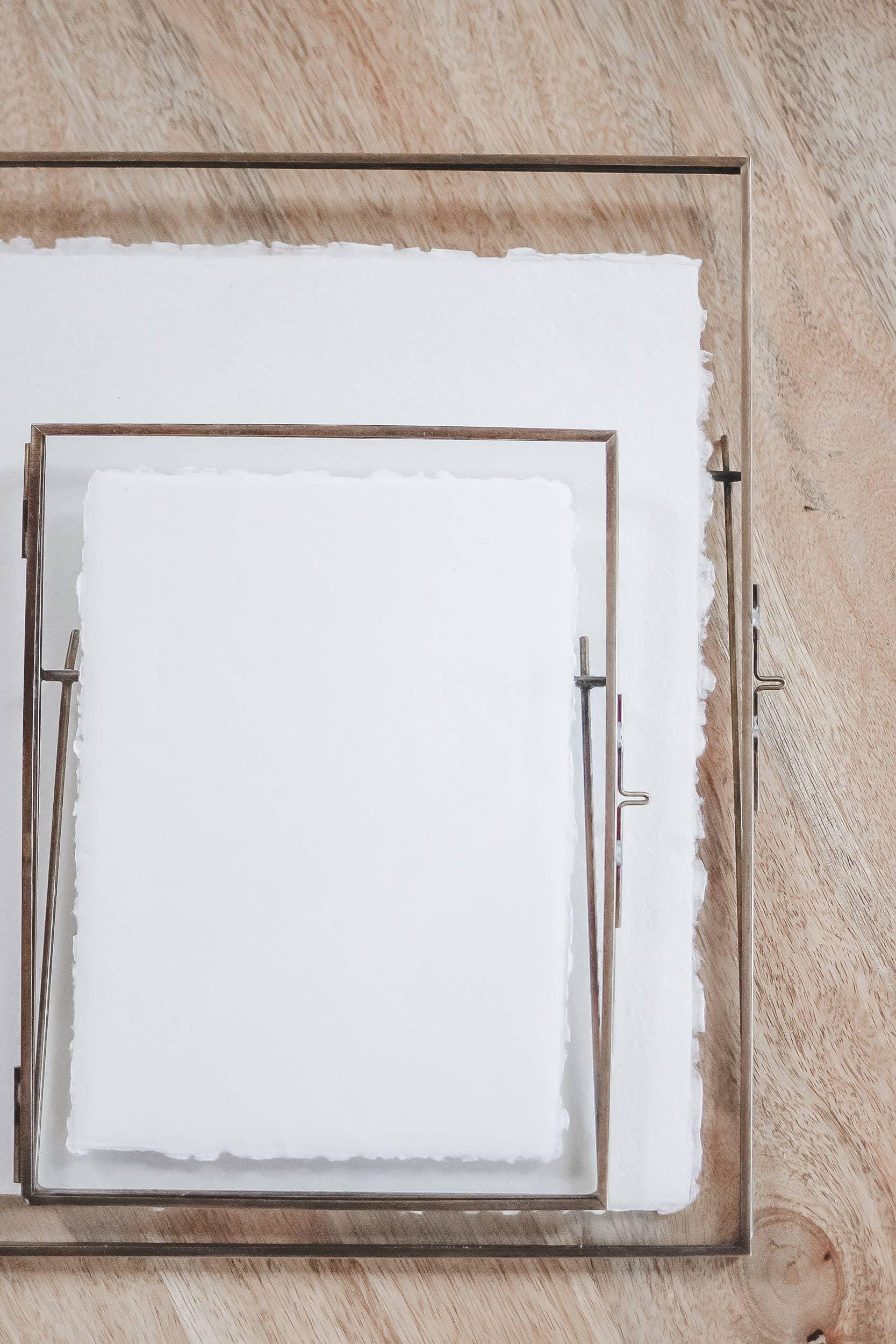 Glass Table Frames & Cards - He Restores My Soul