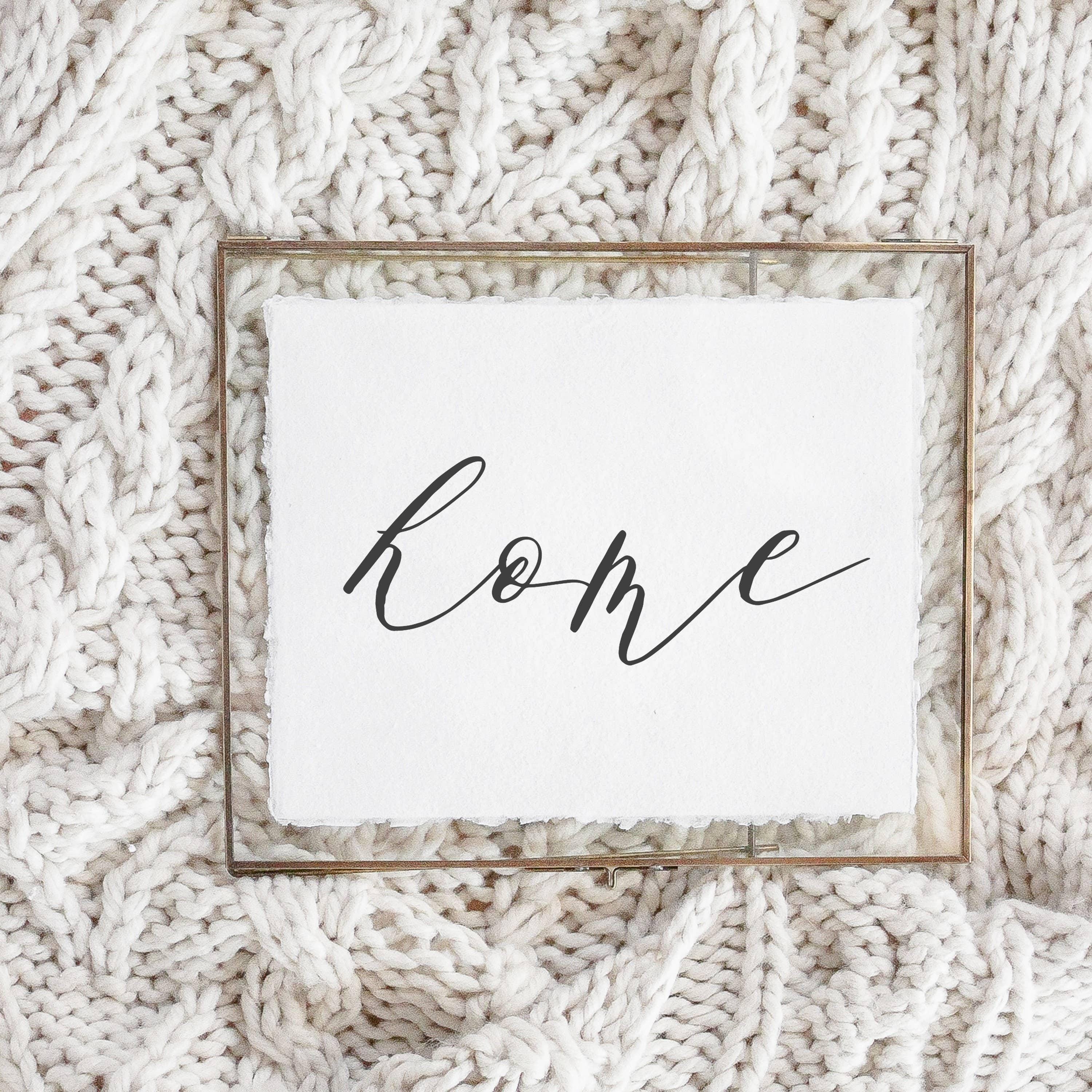 Glass Table Frames & Cards - Home