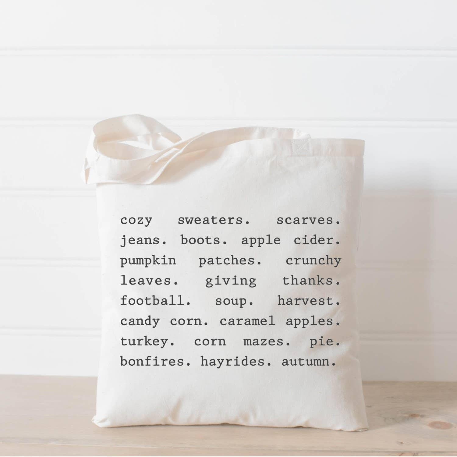 Tote Bags - Fall Things