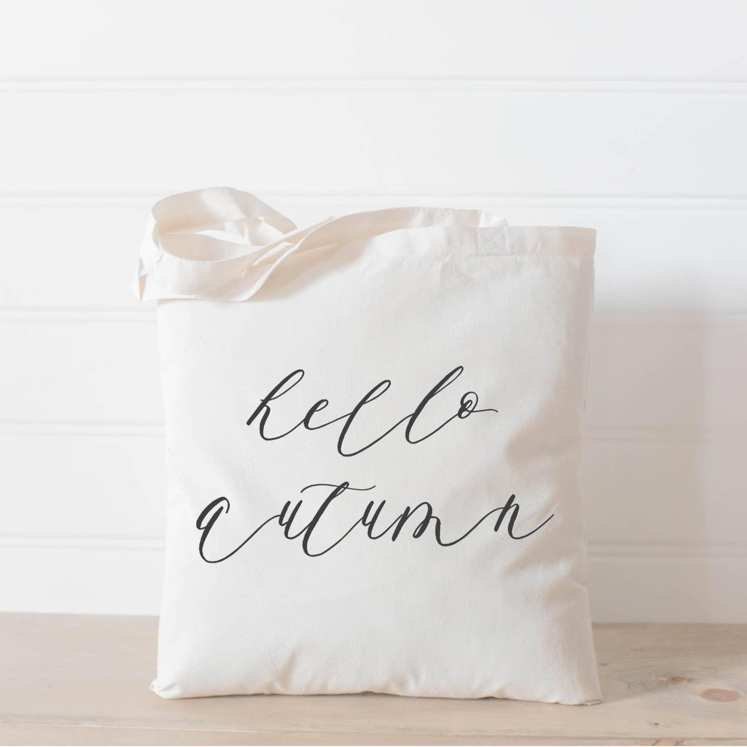 Tote Bags - Hello Autumn