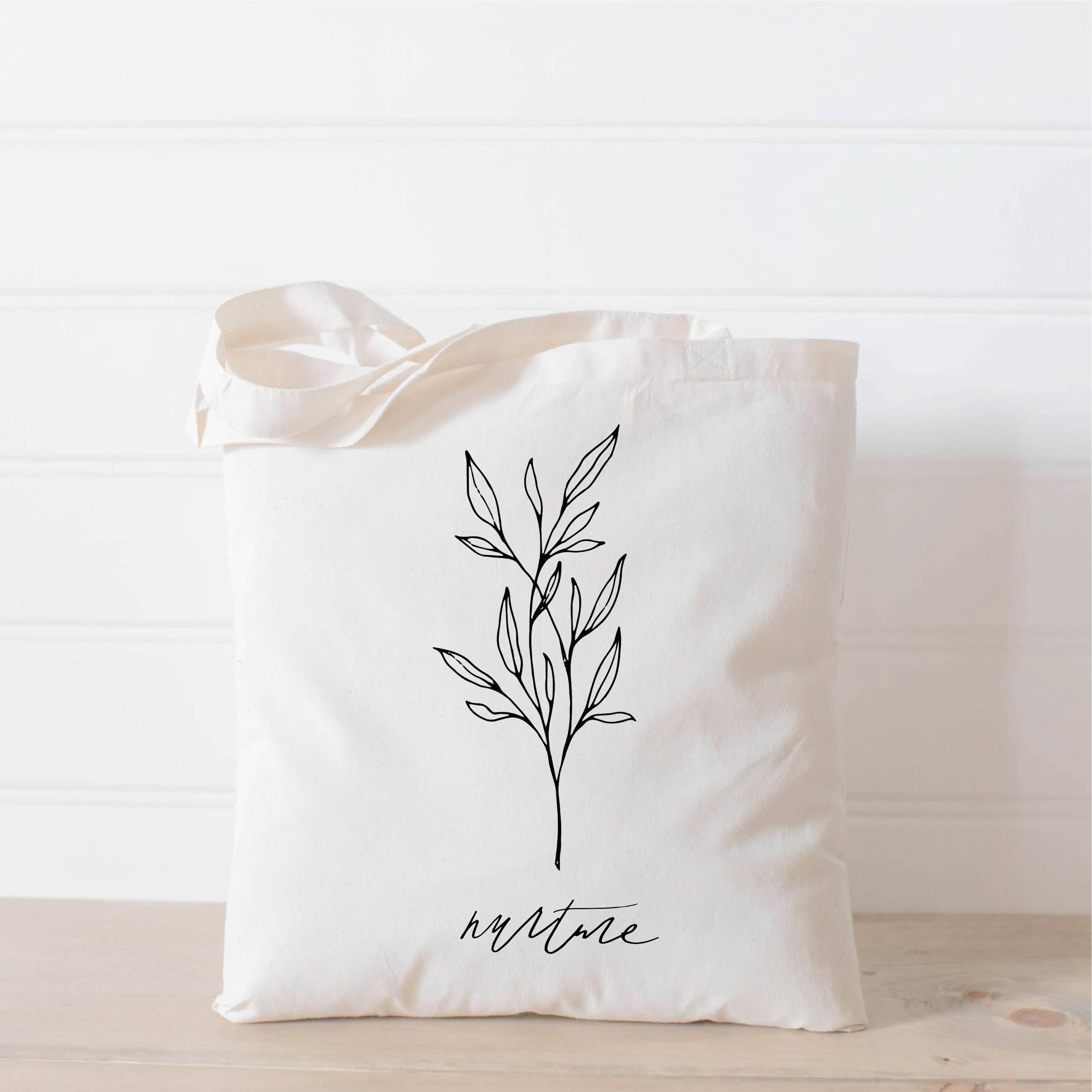 Tote Bags - Nurture Wildflower