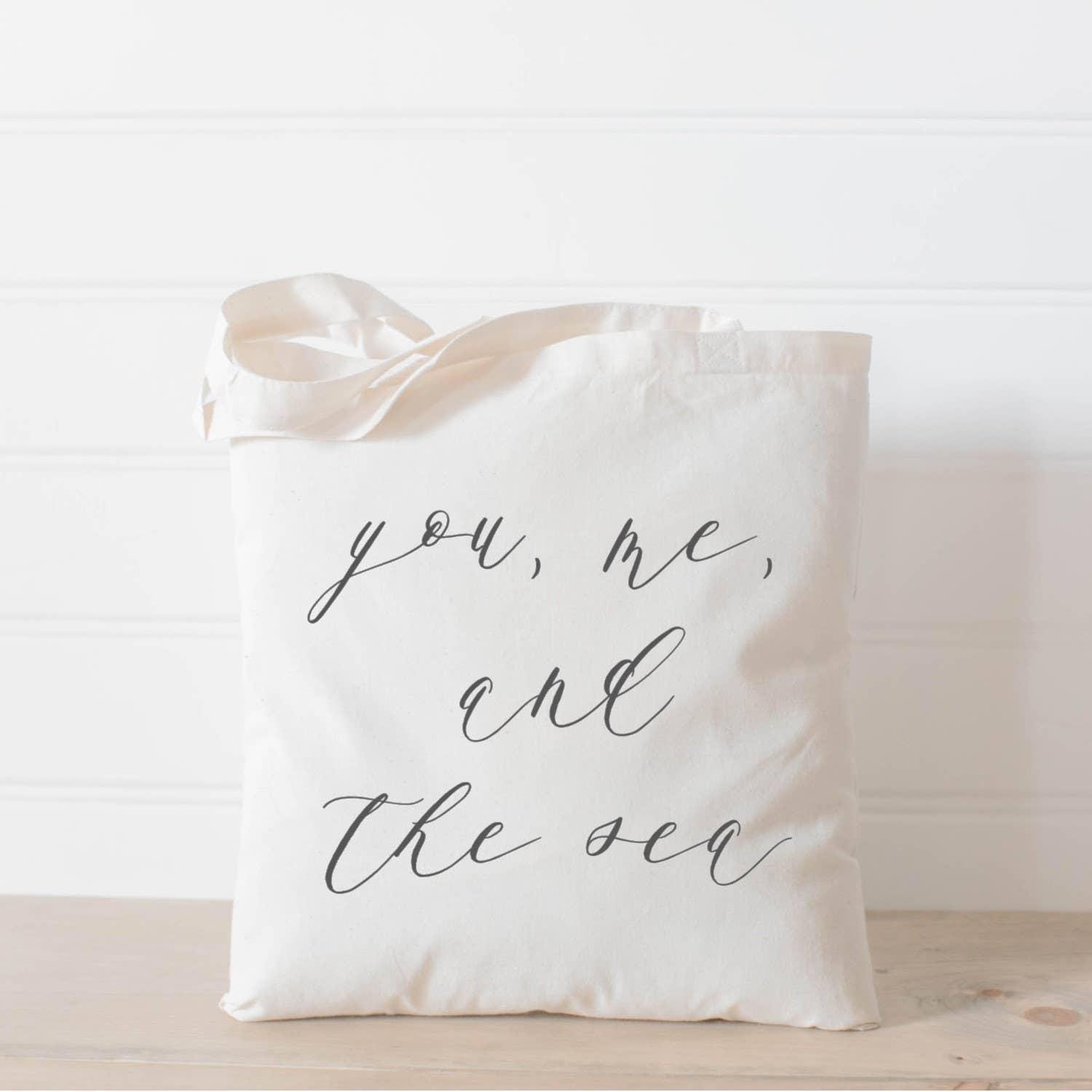 Tote Bags - You Me and the Sea