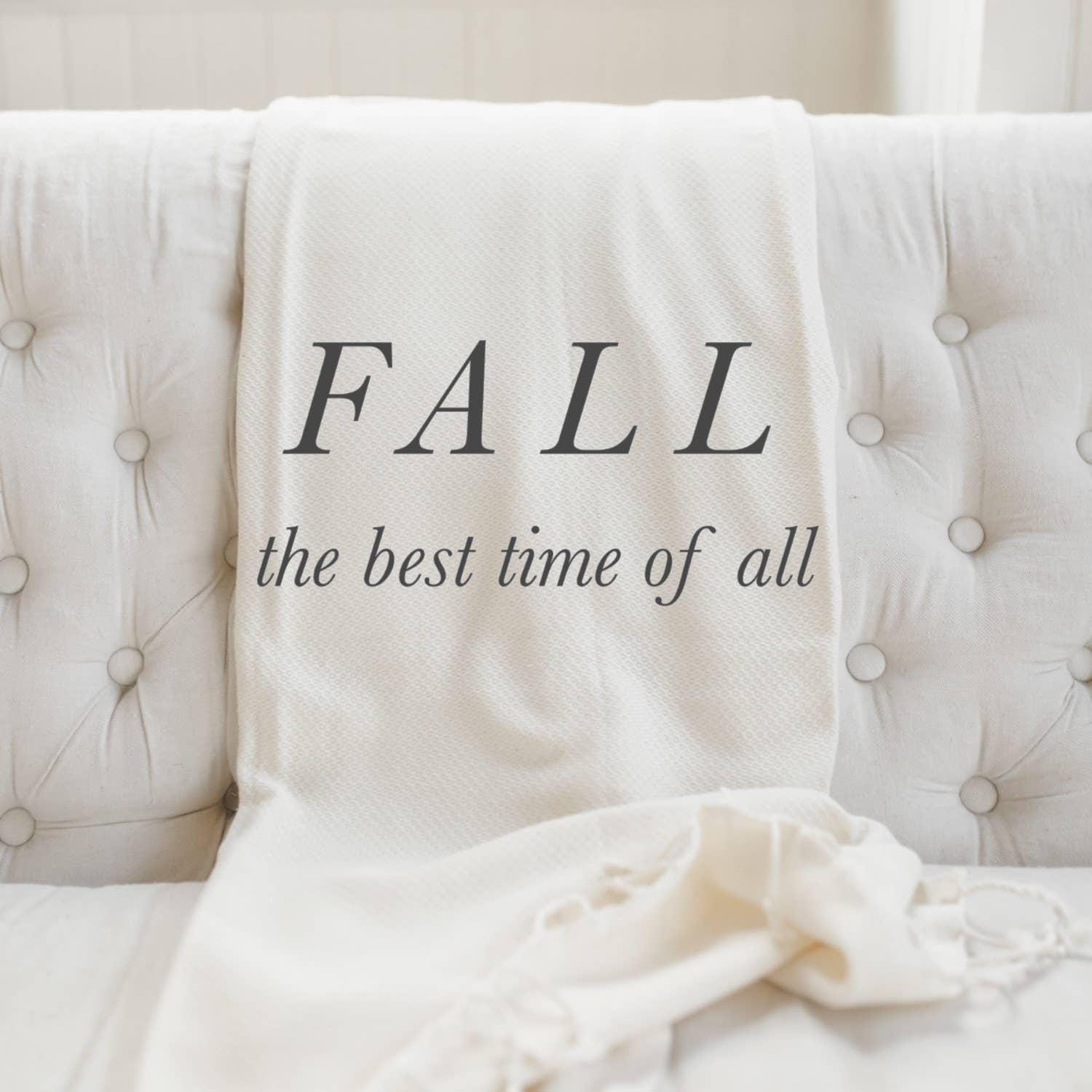 Throw Blankets - Fall The Best Time