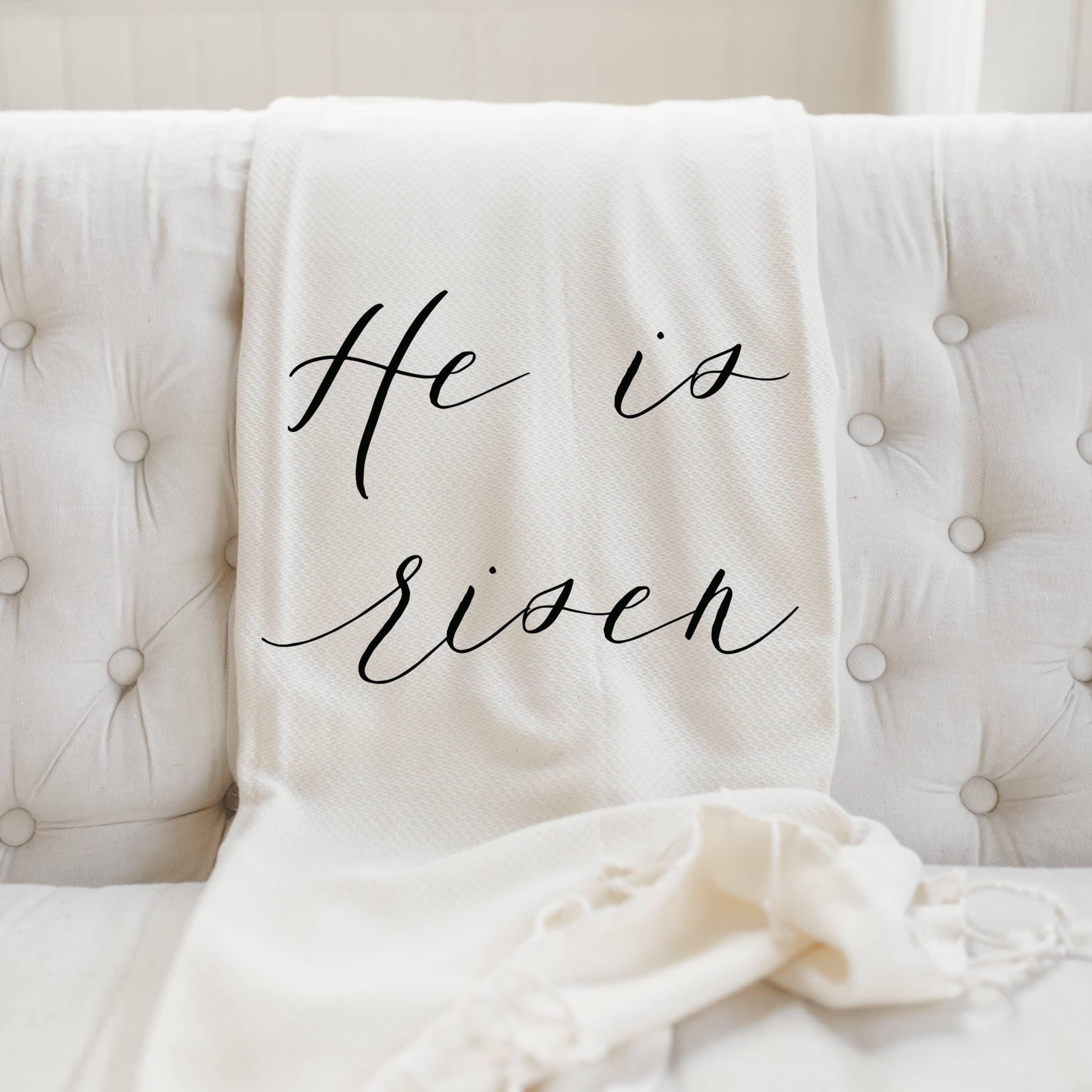 Throw Blankets - He is Risen