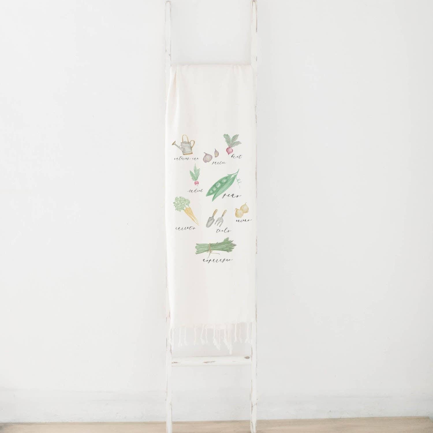 Throw Blankets - Vegetables Watercolor