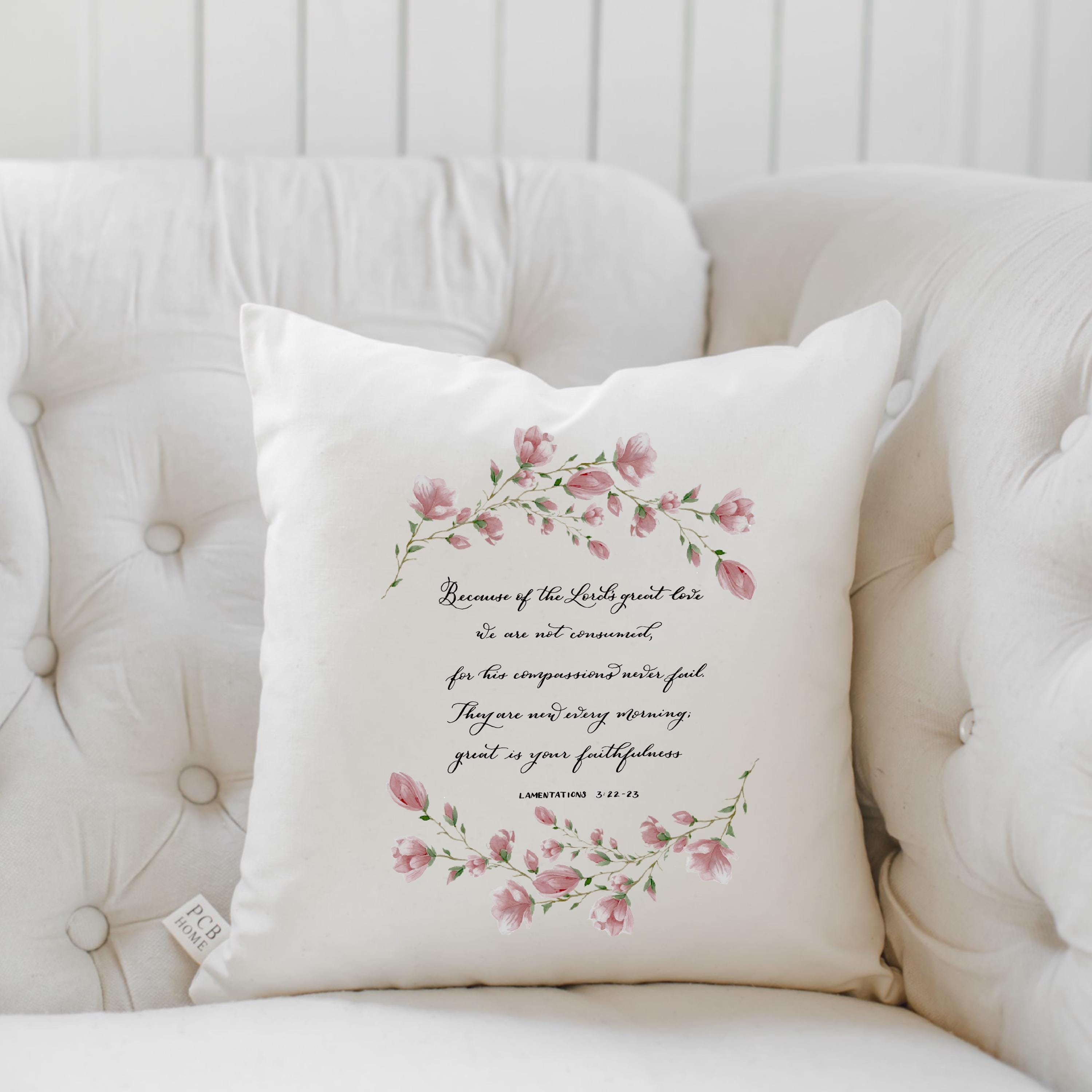 Throw Pillows - Lamentations 3