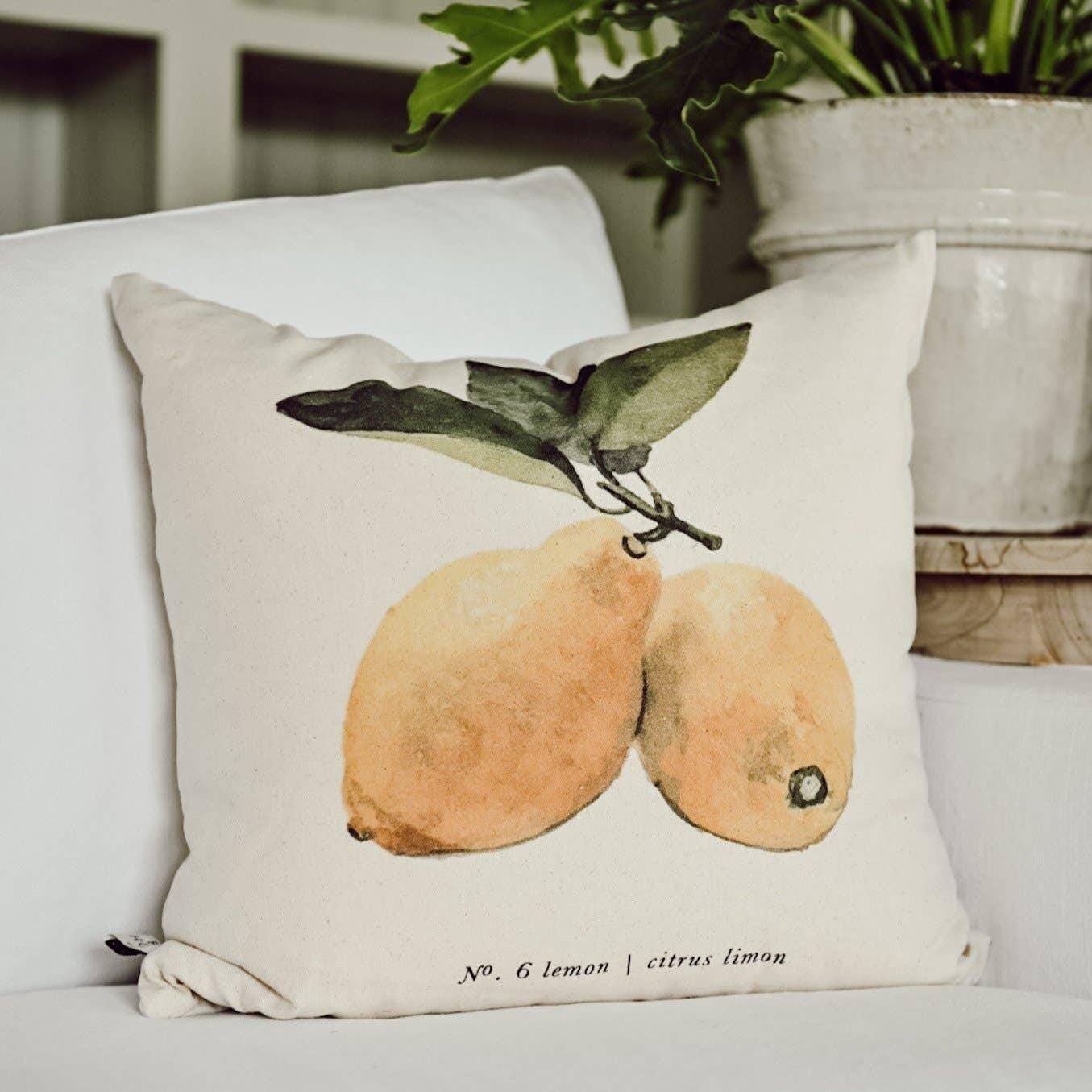 Throw Pillows - Lemons Color