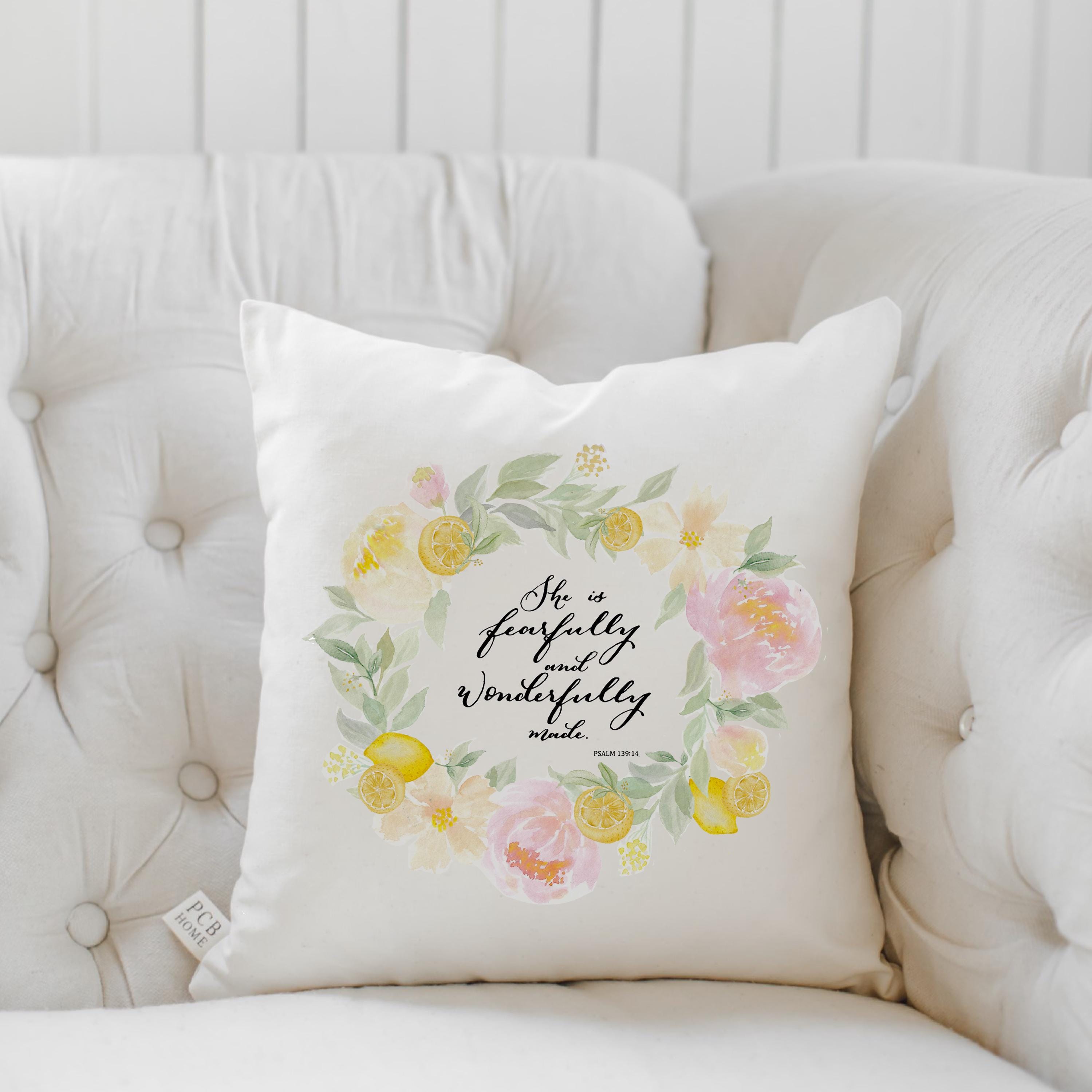 Throw Pillows - Psalm 139