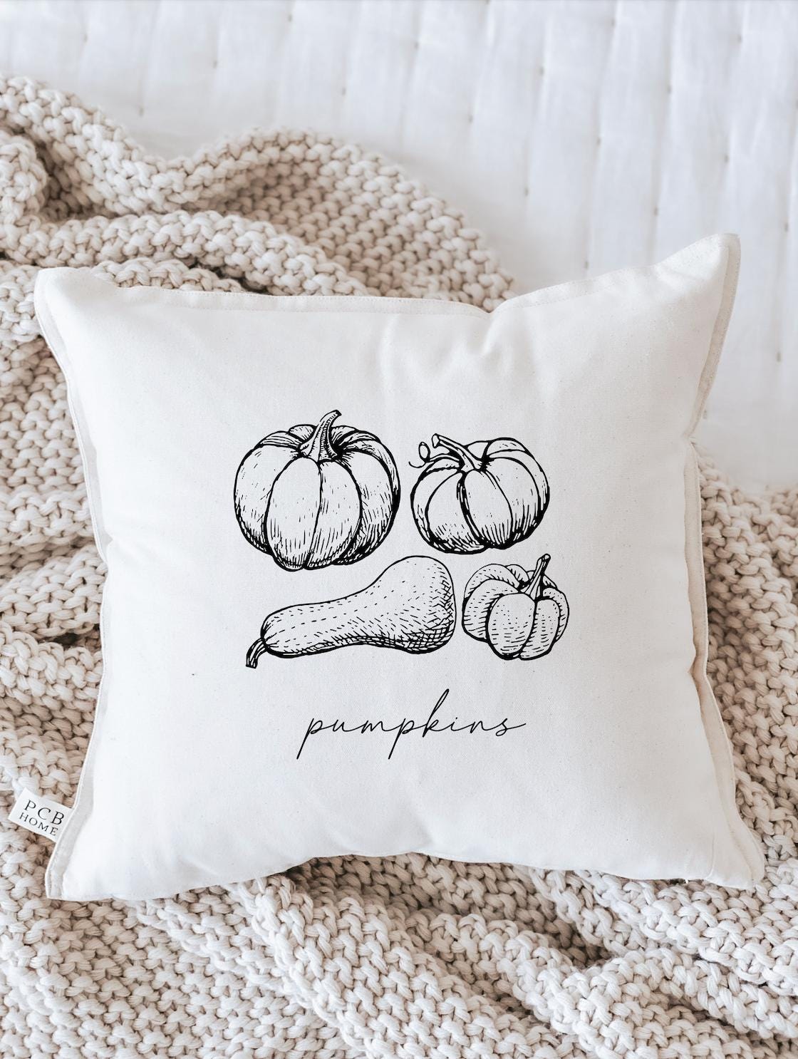 Throw Pillows - Pumpkins and Gourds