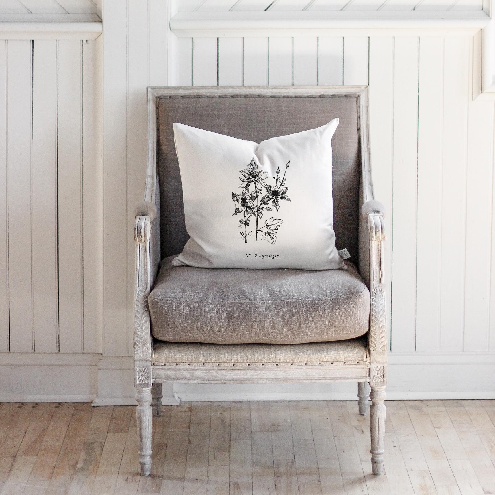 Throw Pillows - Tulip Botanical