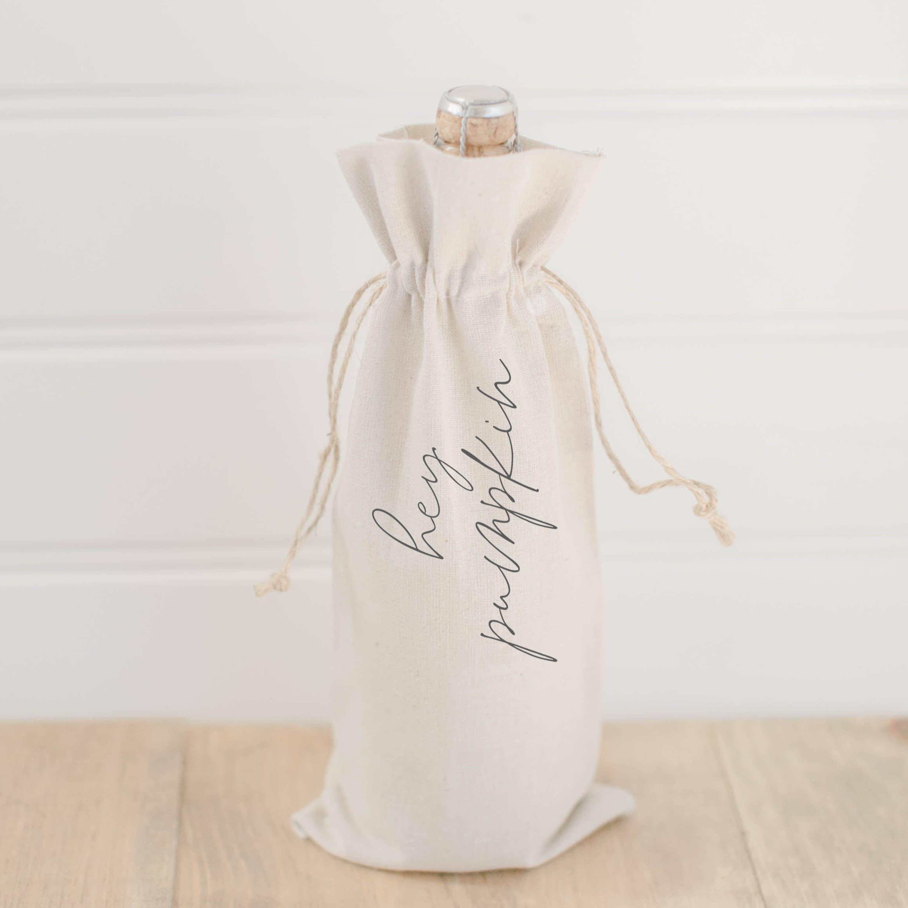 Wine Bags - Hey Pumpkin