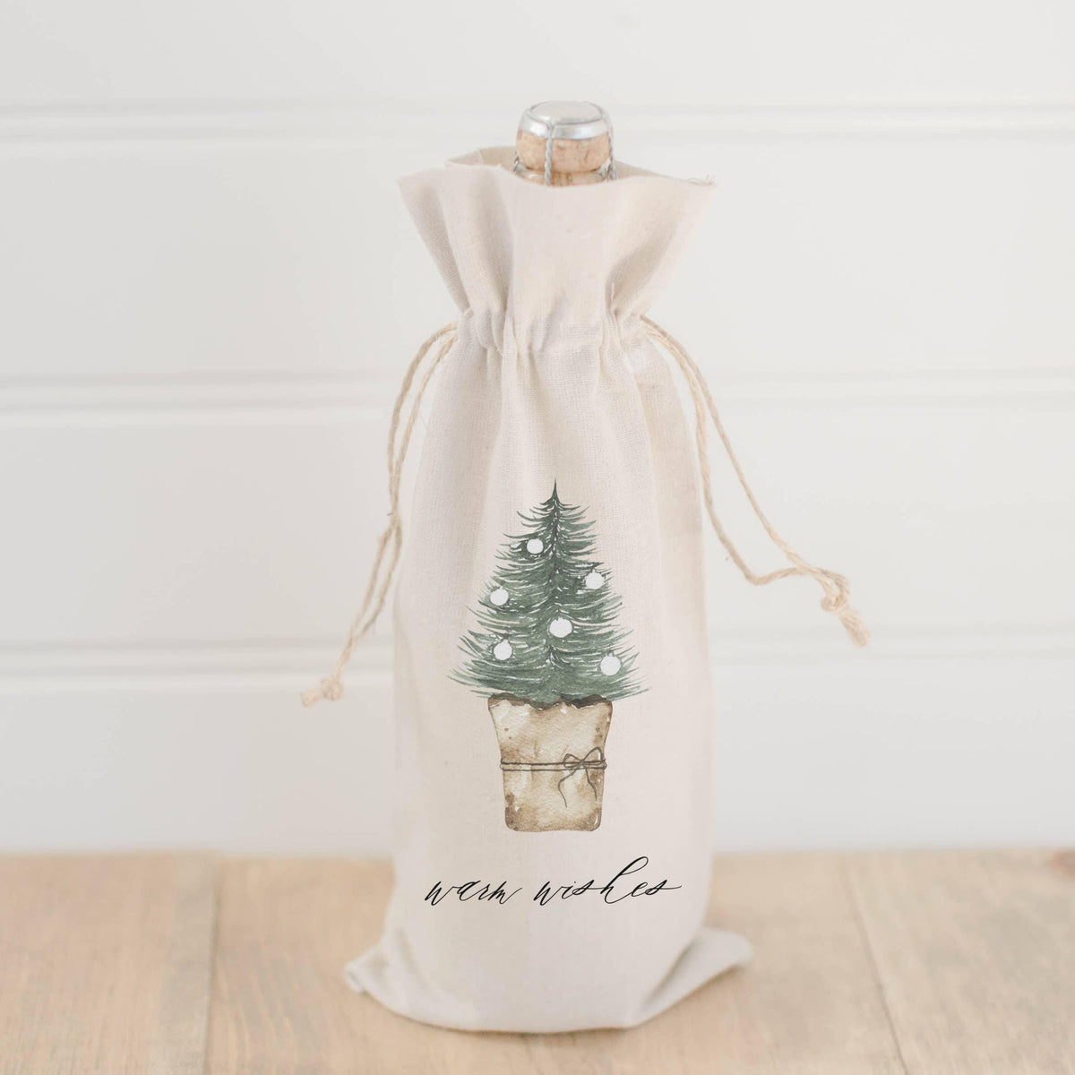 Wine Bags - Warm Wishes Watercolor