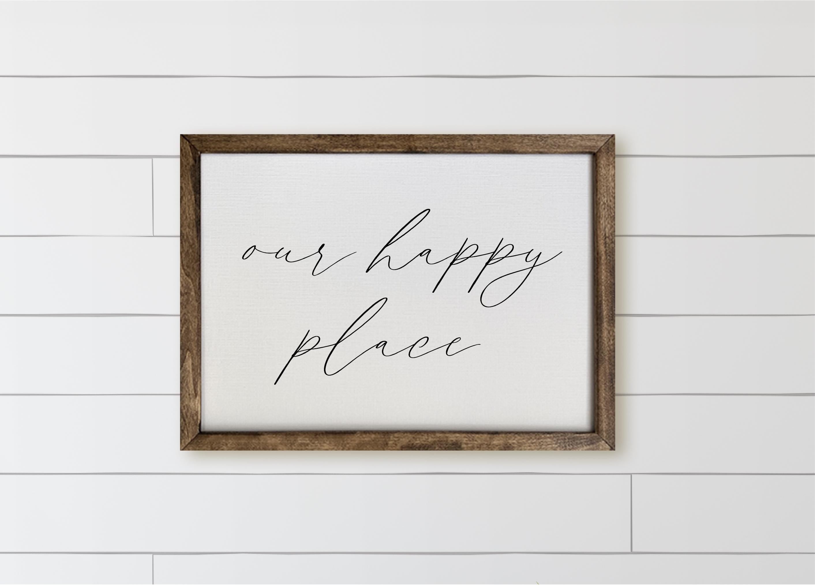 Wooden Frames - My Happy Place