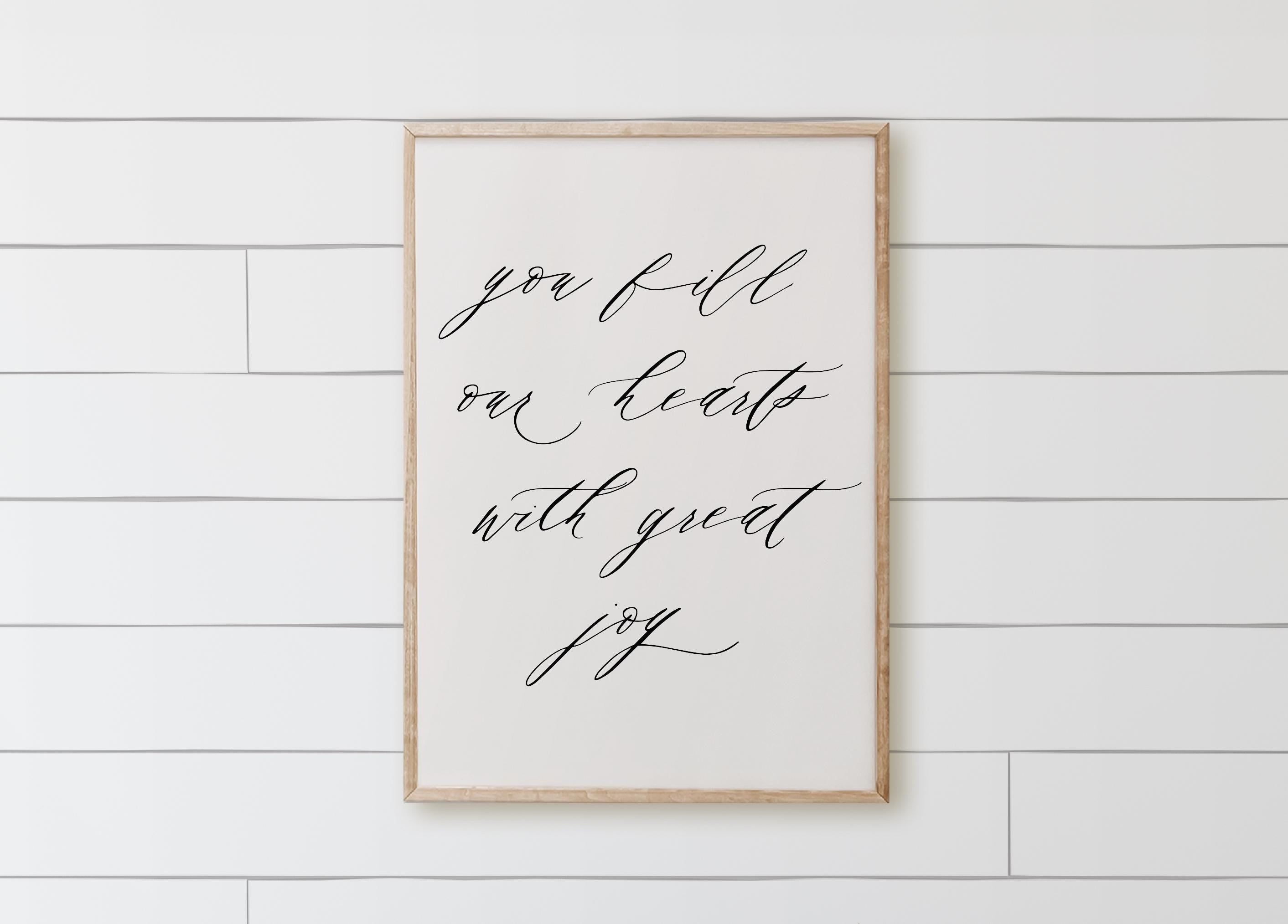 Wooden Frames - You Fill Our Hearts