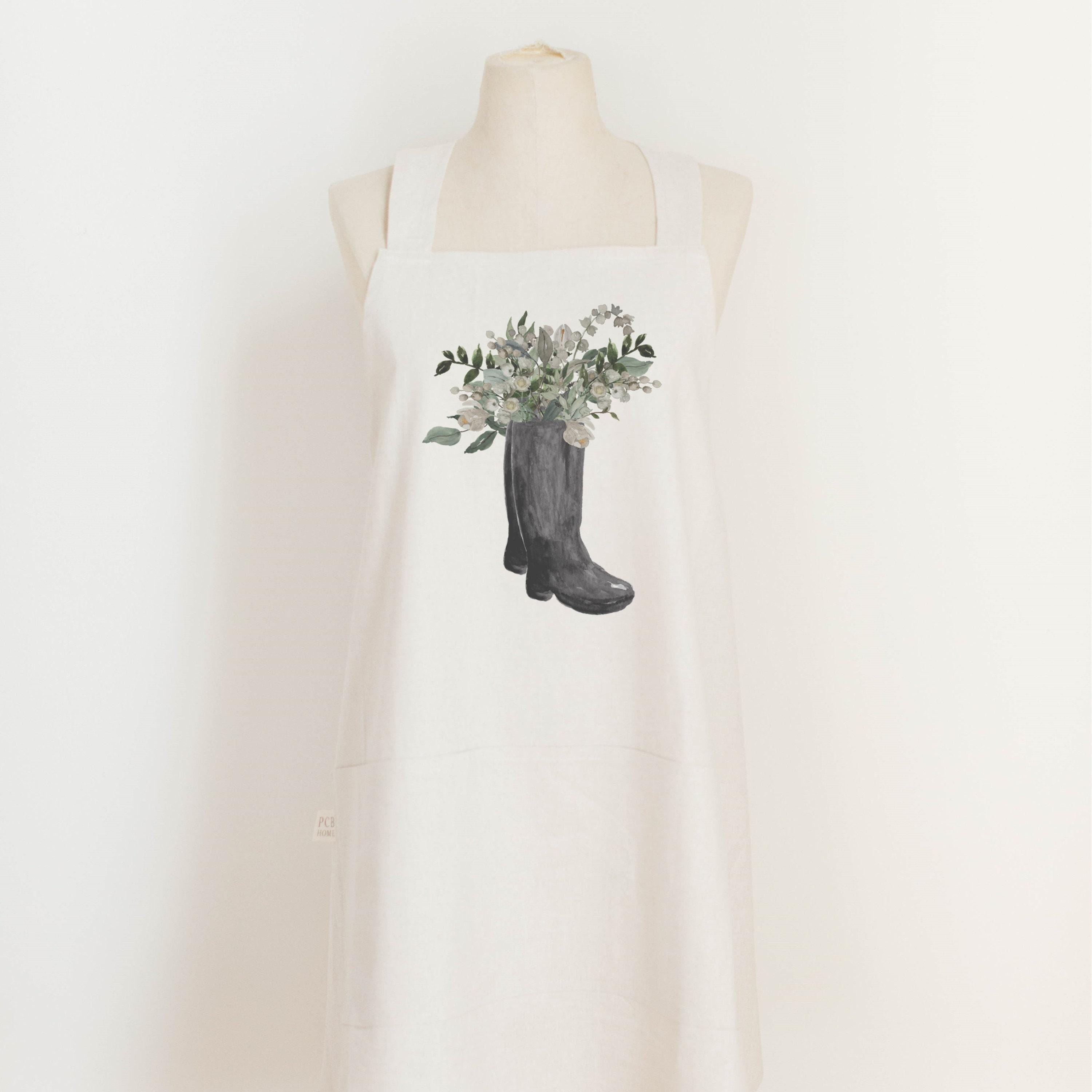 Aprons - Boots Watercolor