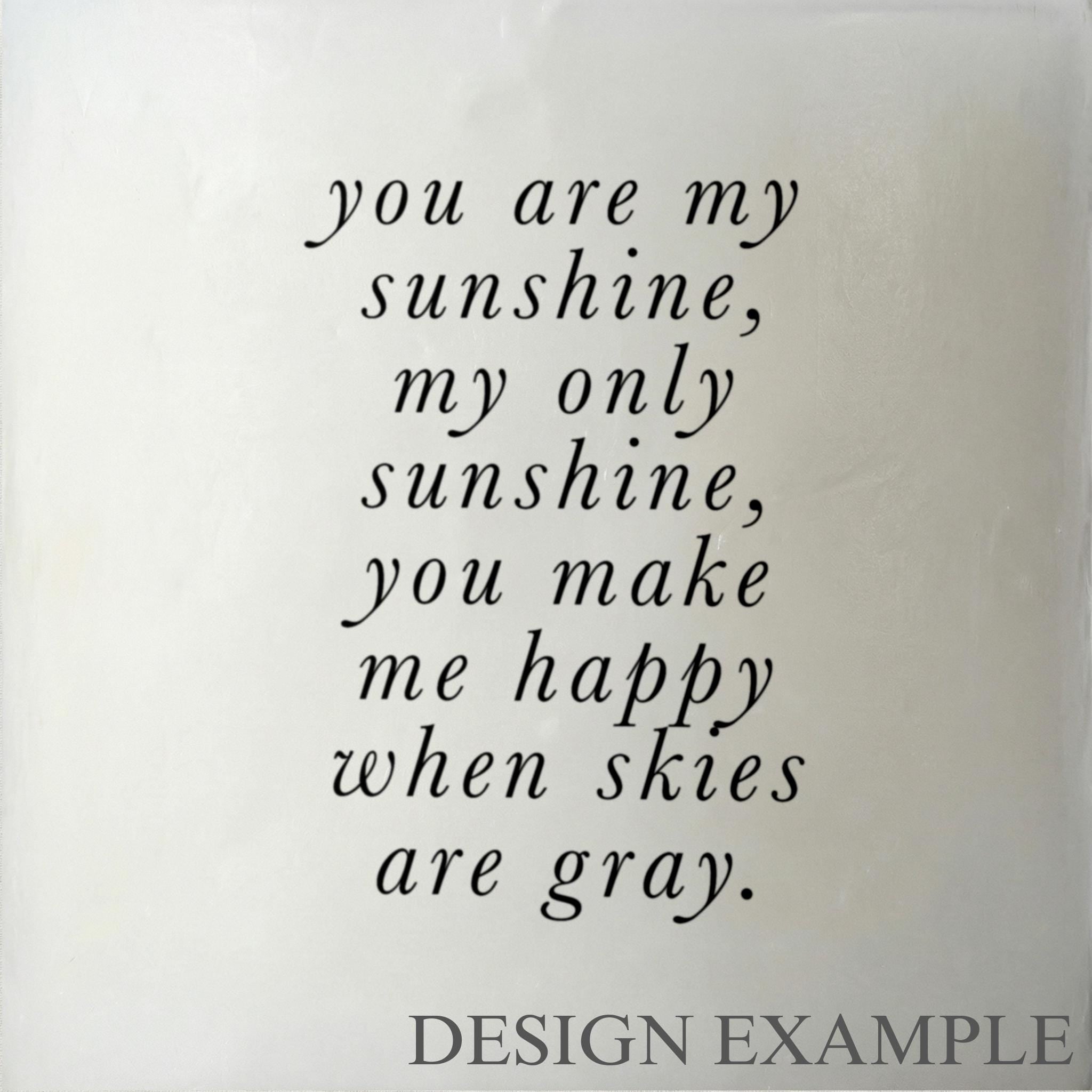 Candles - You Are My Sunshine