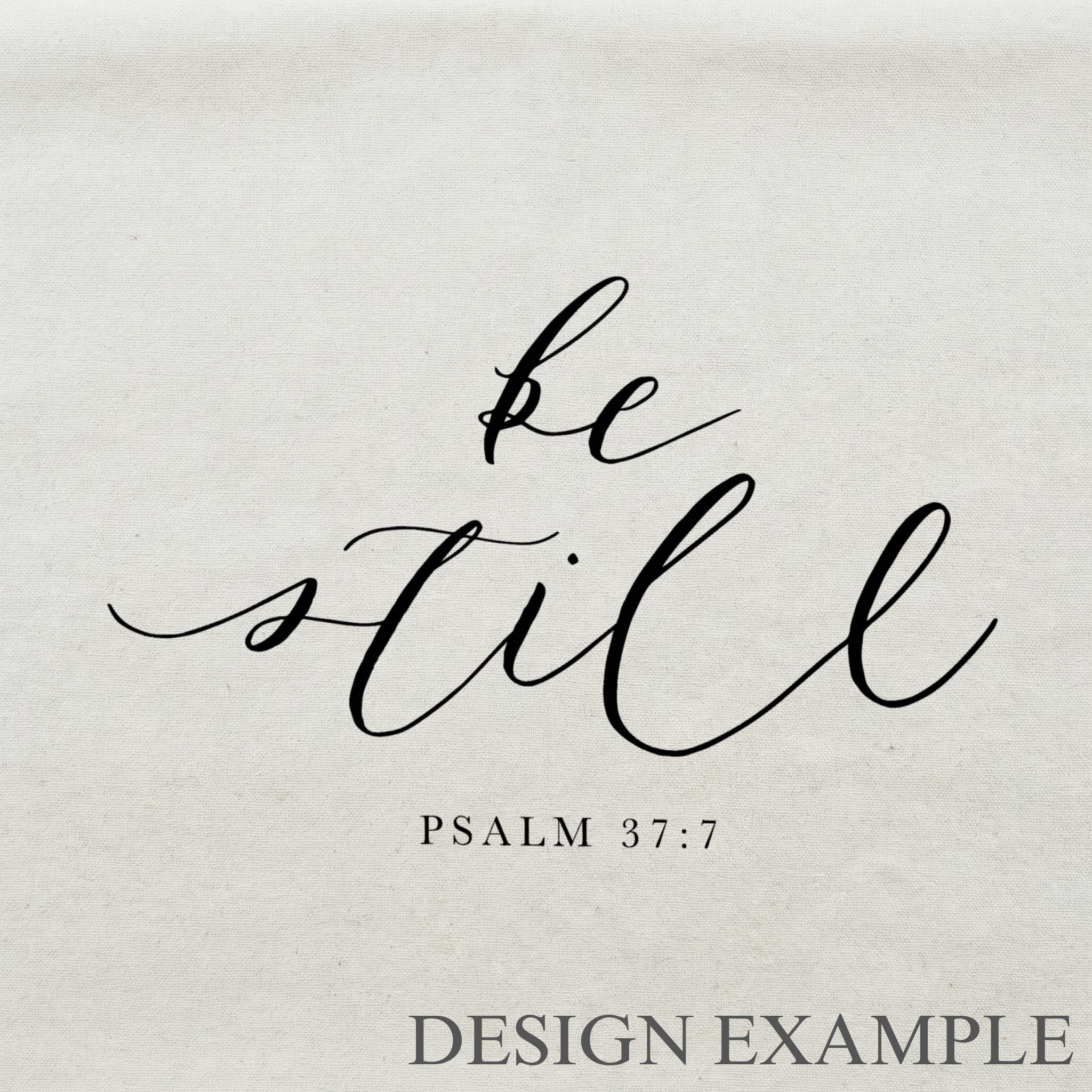 Embroidery Hoops - Be Still