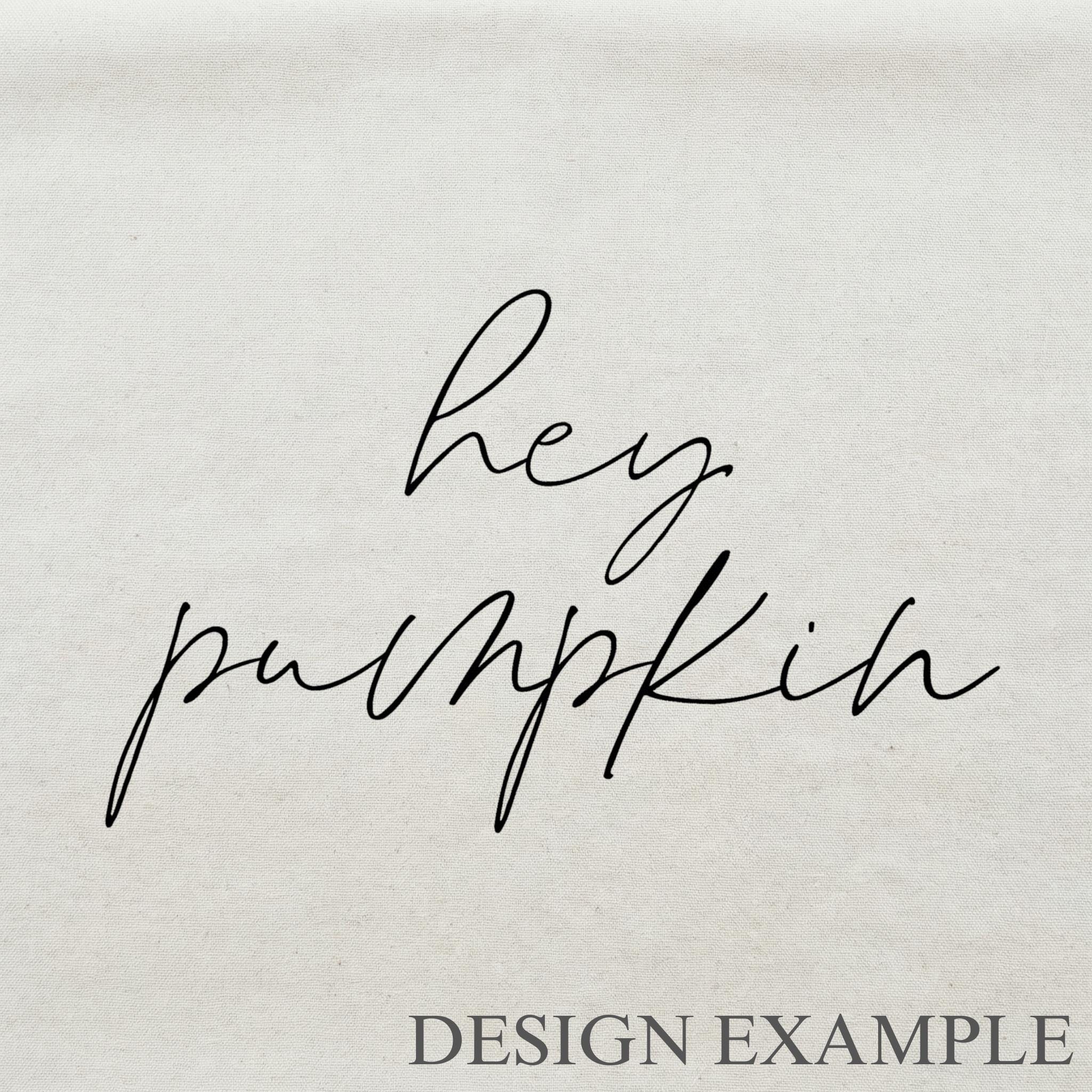 Embroidery Hoops - Hey Pumpkin