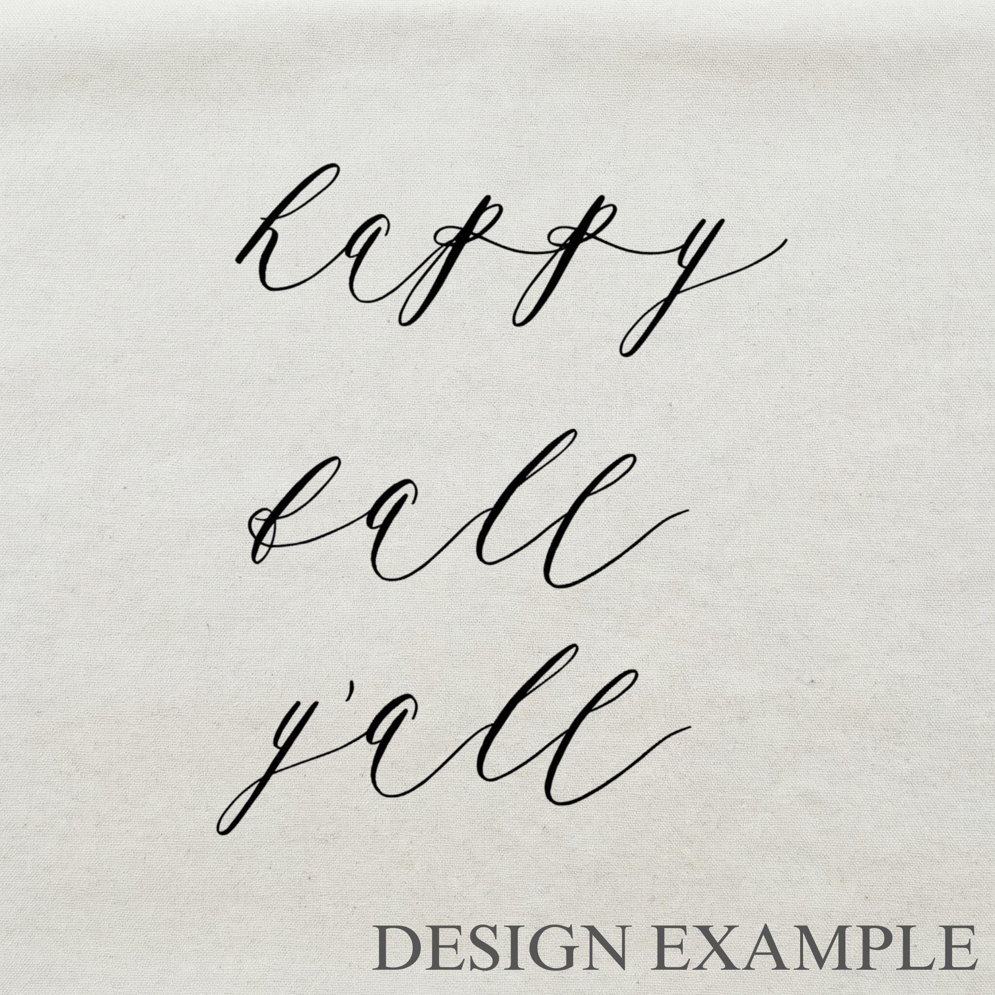 Embroidery Hoops - Happy Fall Yall