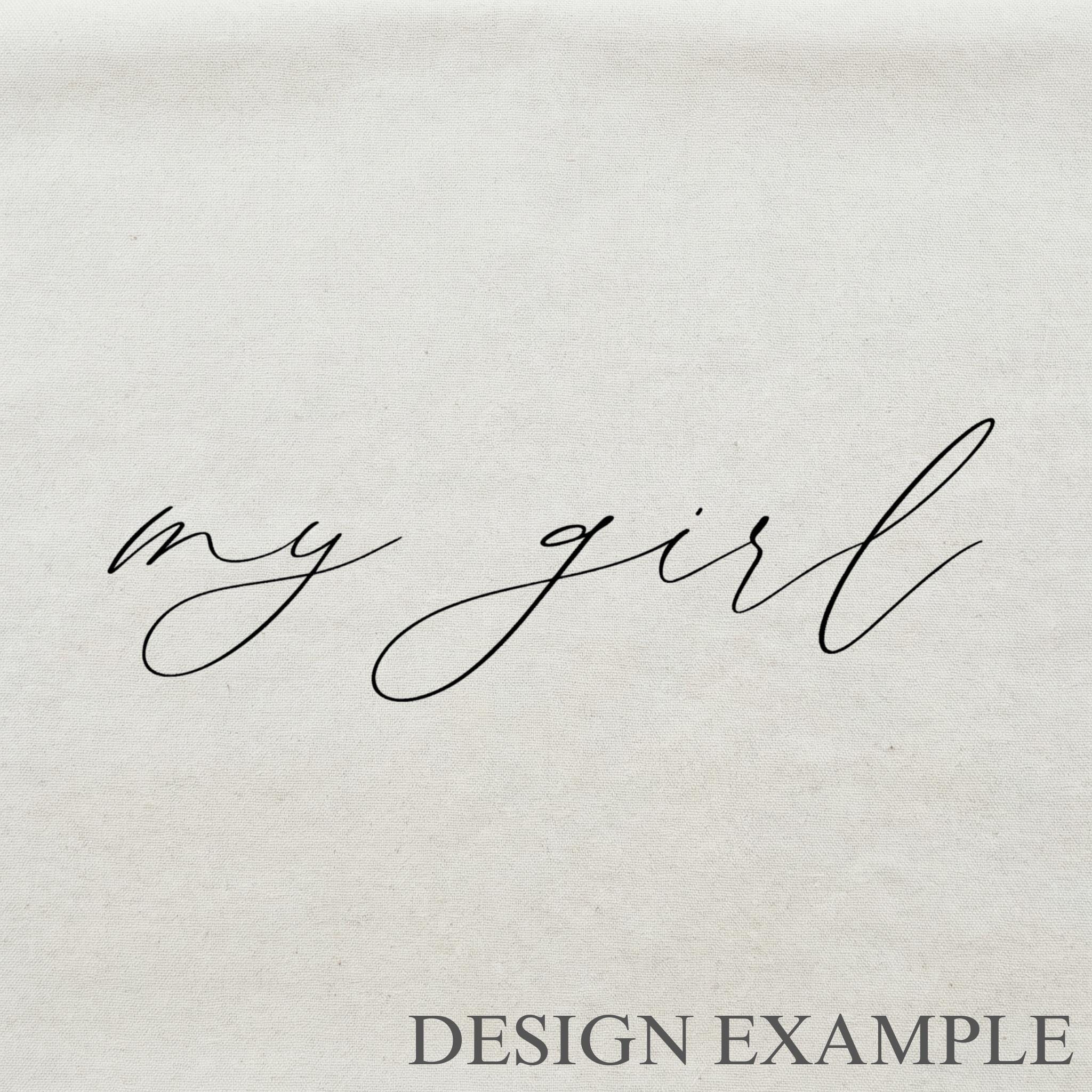 Embroidery Hoops - My Girl