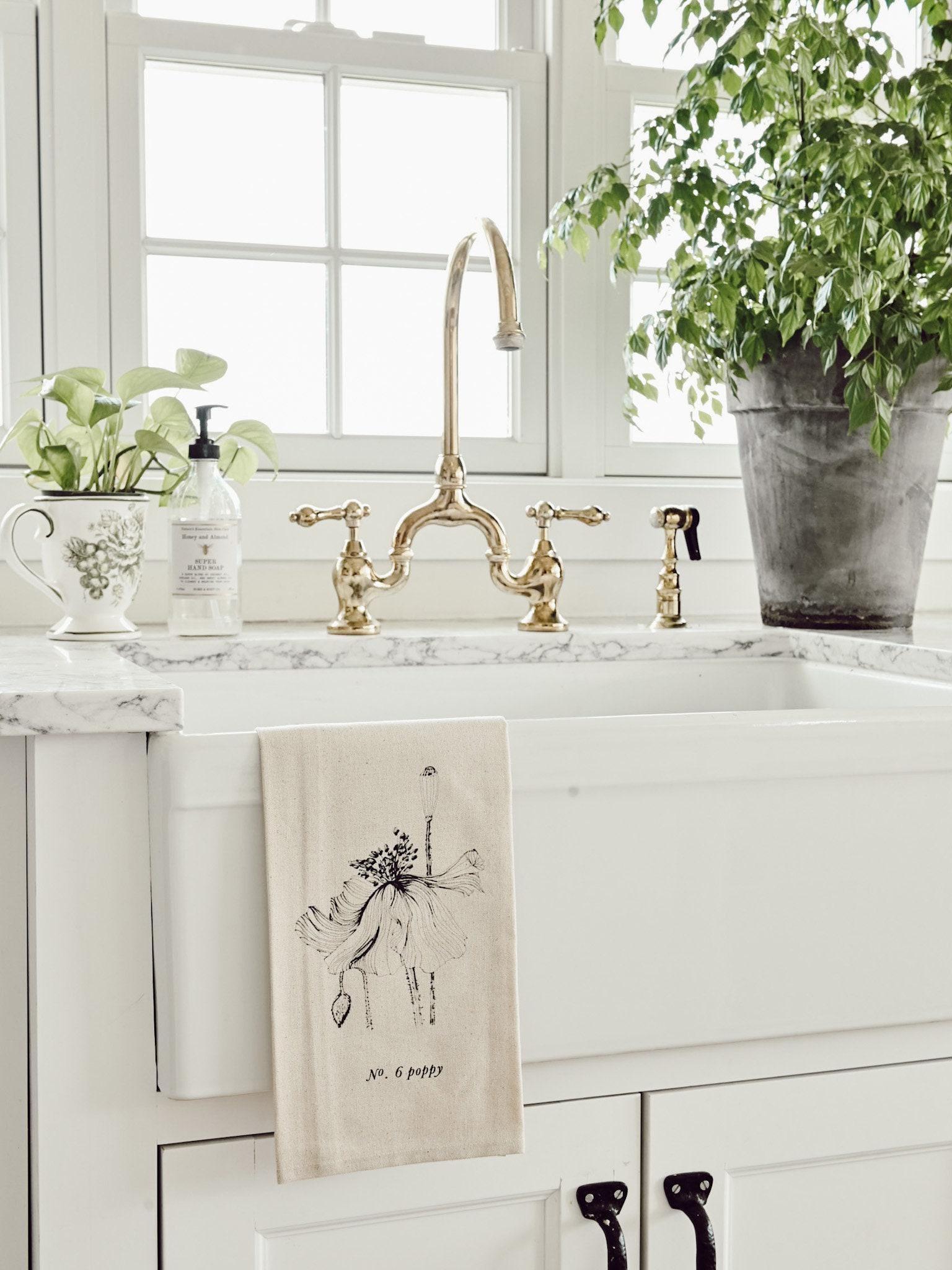 Tea Towel - Botanical Flowers