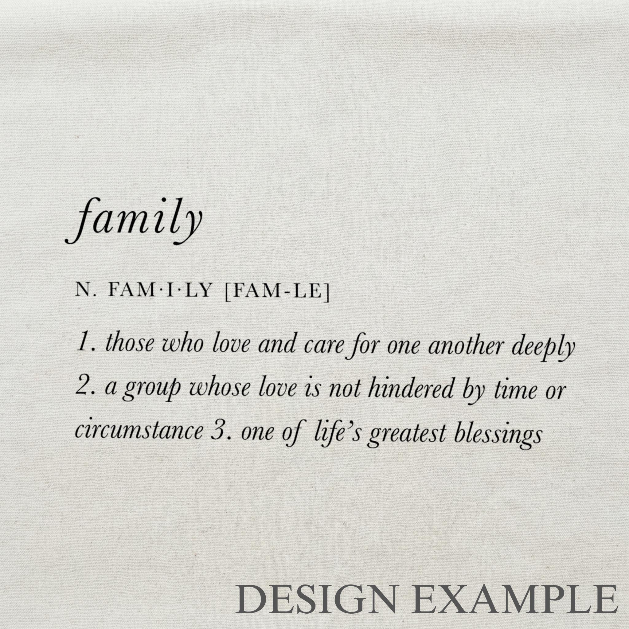 Tea Towel - Family Definition