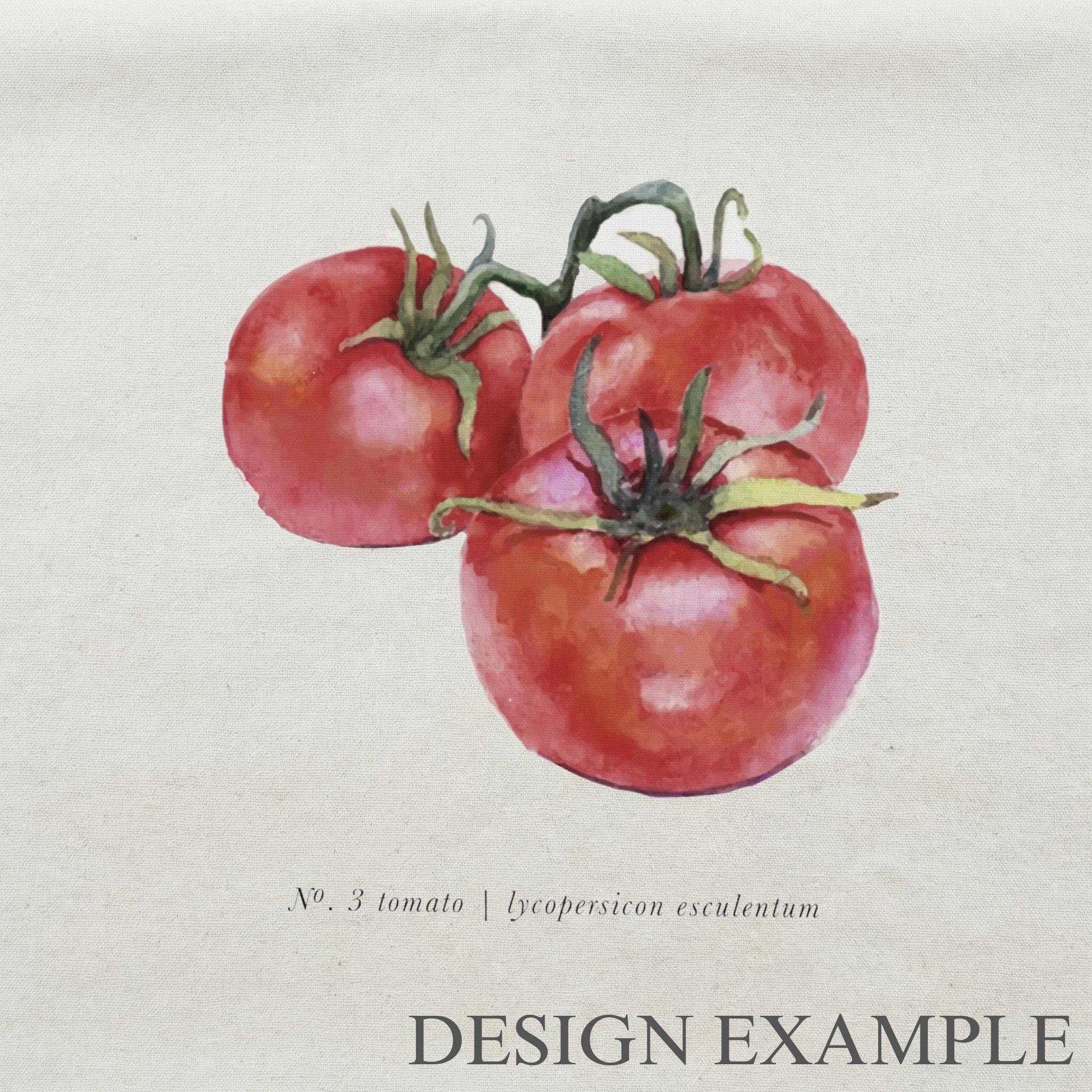 Tea Towel - Fruits + Veggies Color Tea Towel