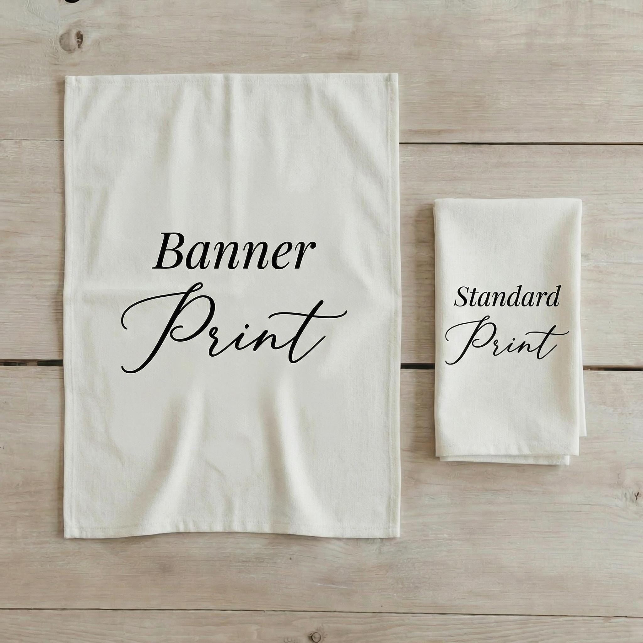 Personalized Tea Towel - Personalized Last Name & Laurel