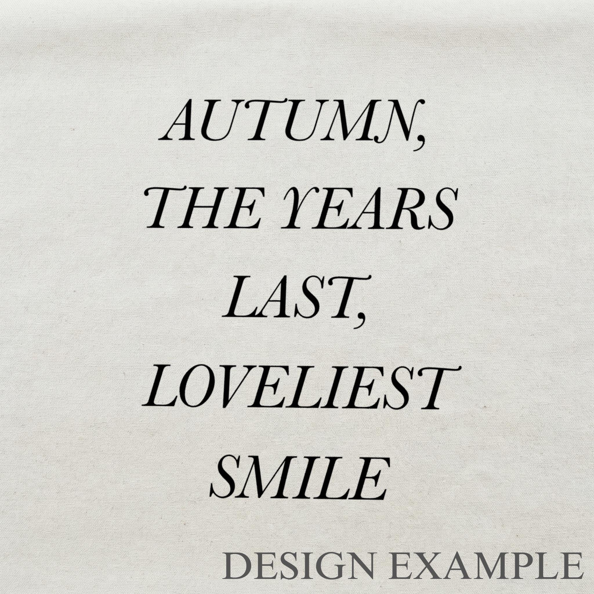 Tea Towel - Autumn The Last Loveiest