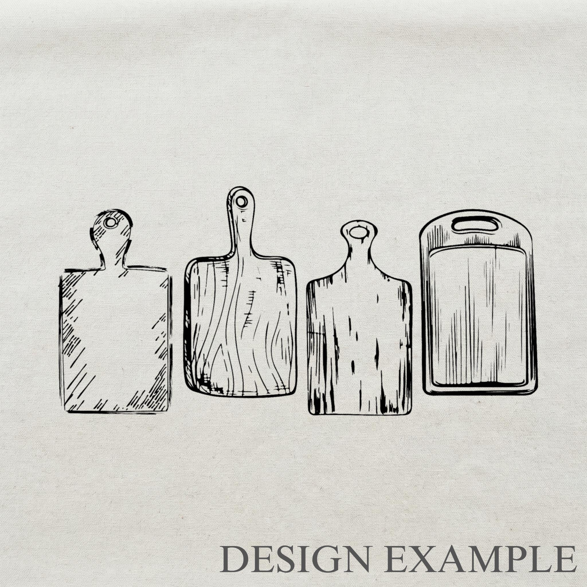 Tea Towel - Cutting Boards