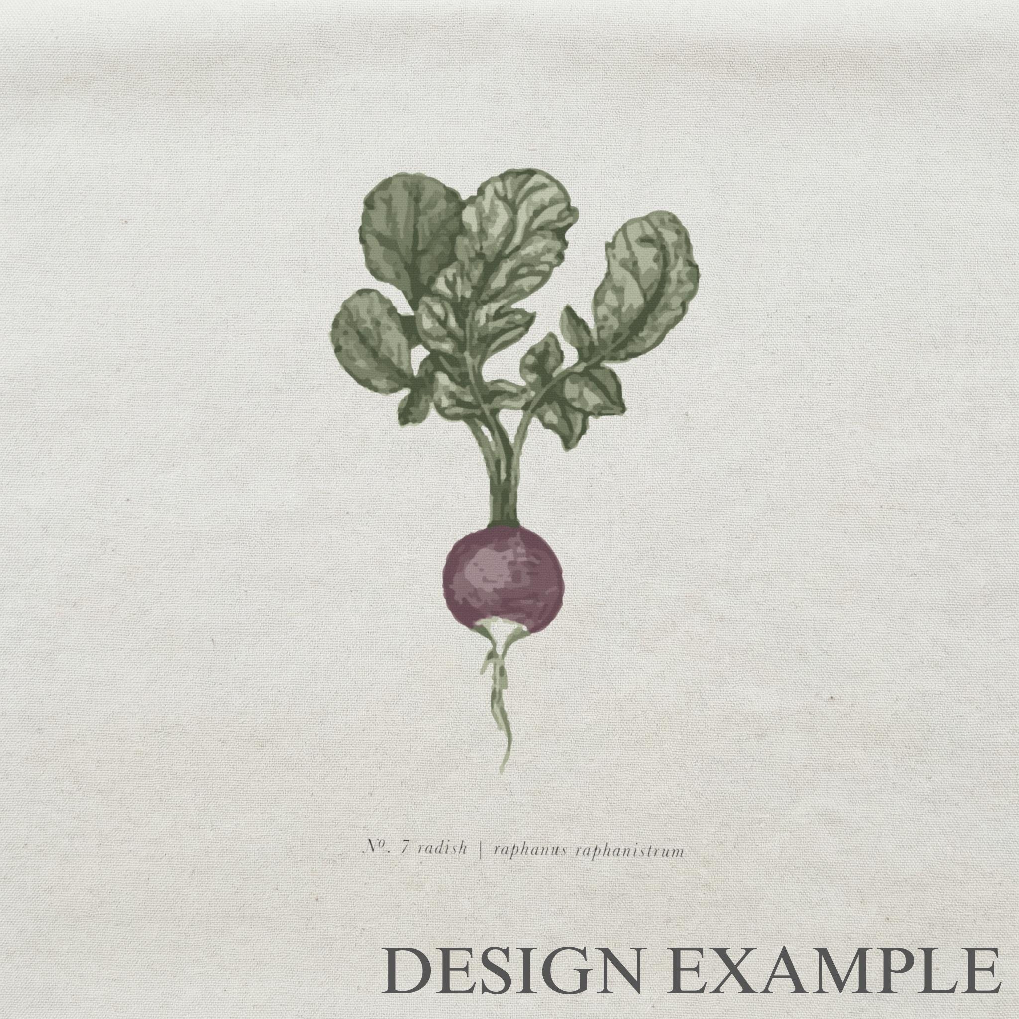 Tea Towel - Radish Watercolor