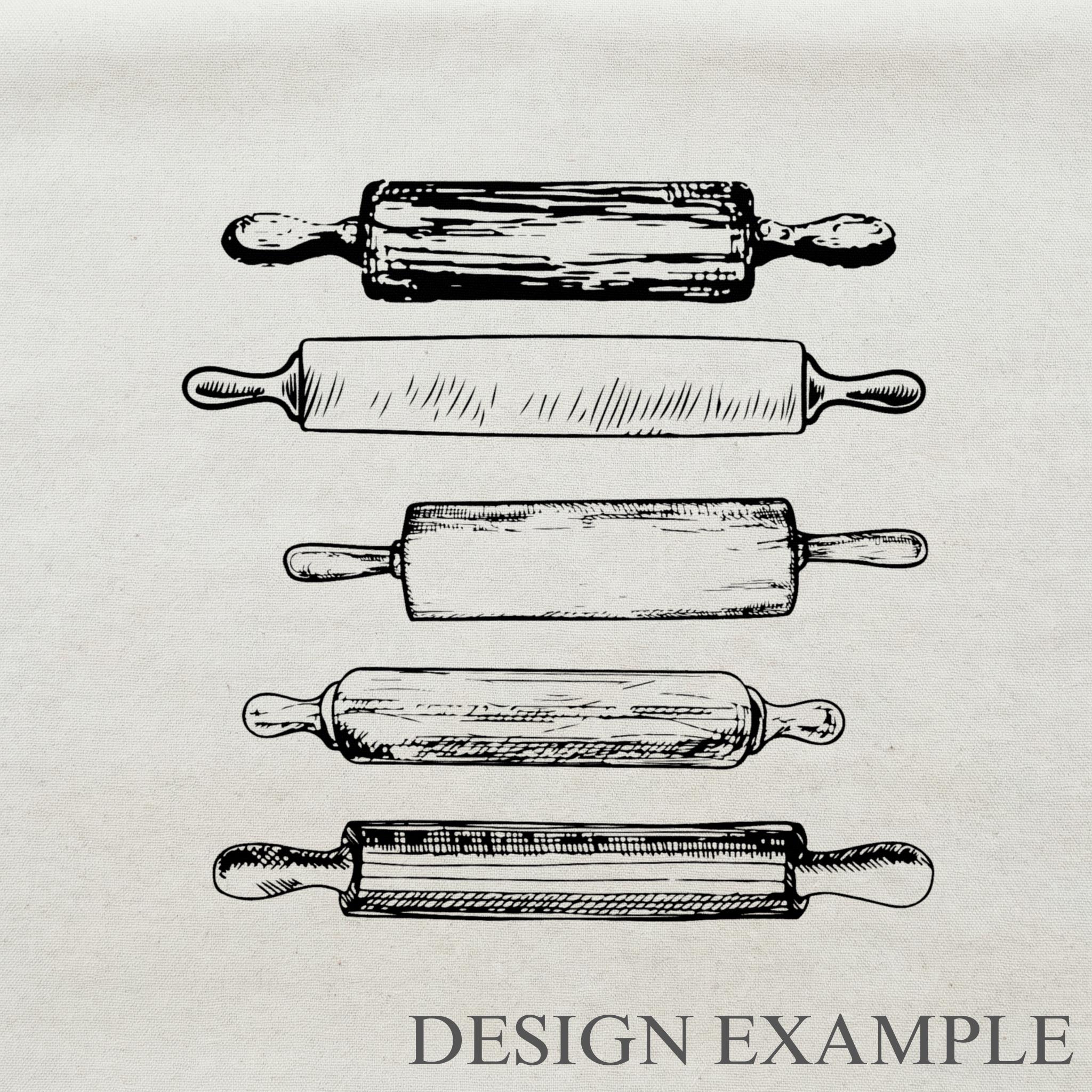 Tea Towel - Rolling Pins