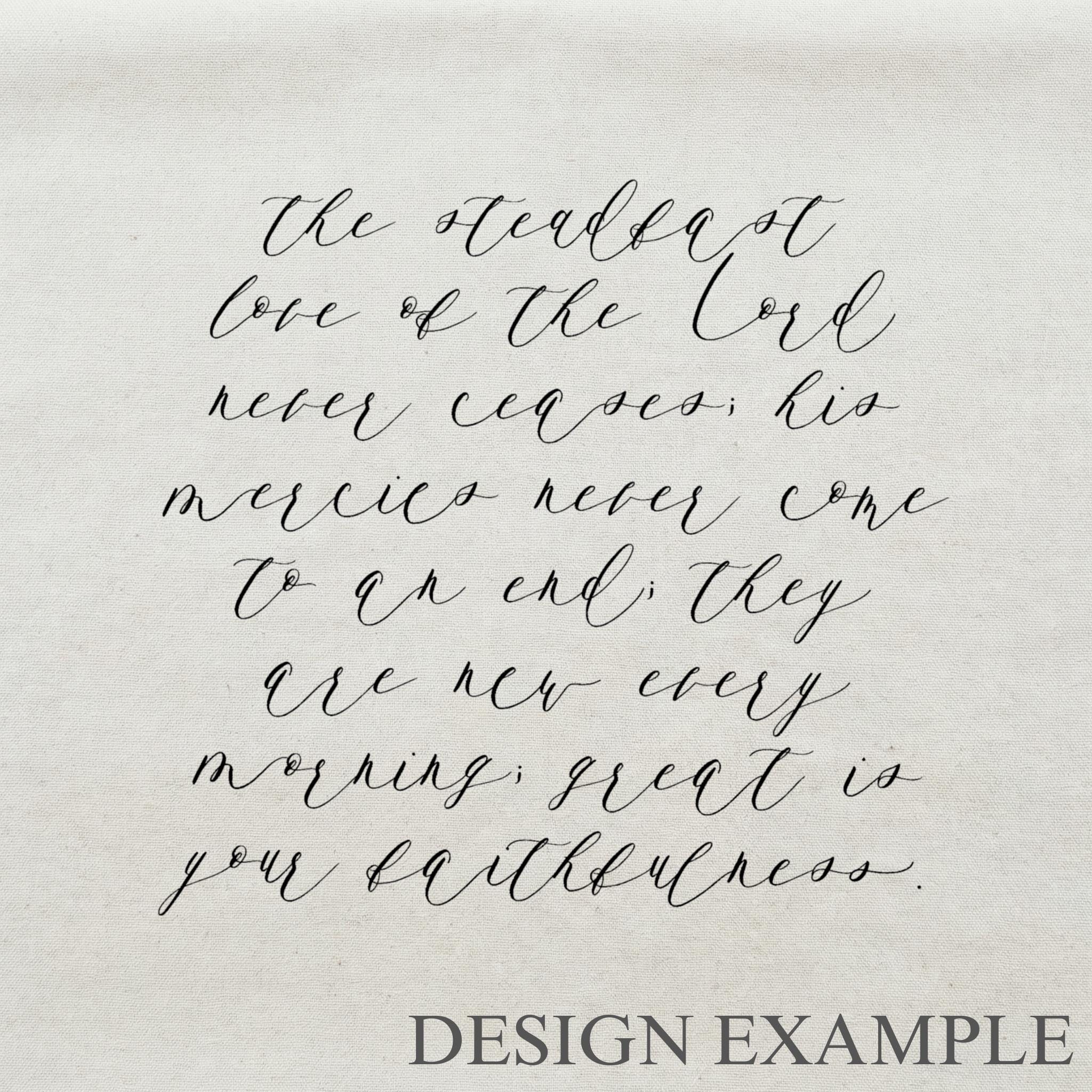 Tea Towel - The Steadfast Love of the Lord