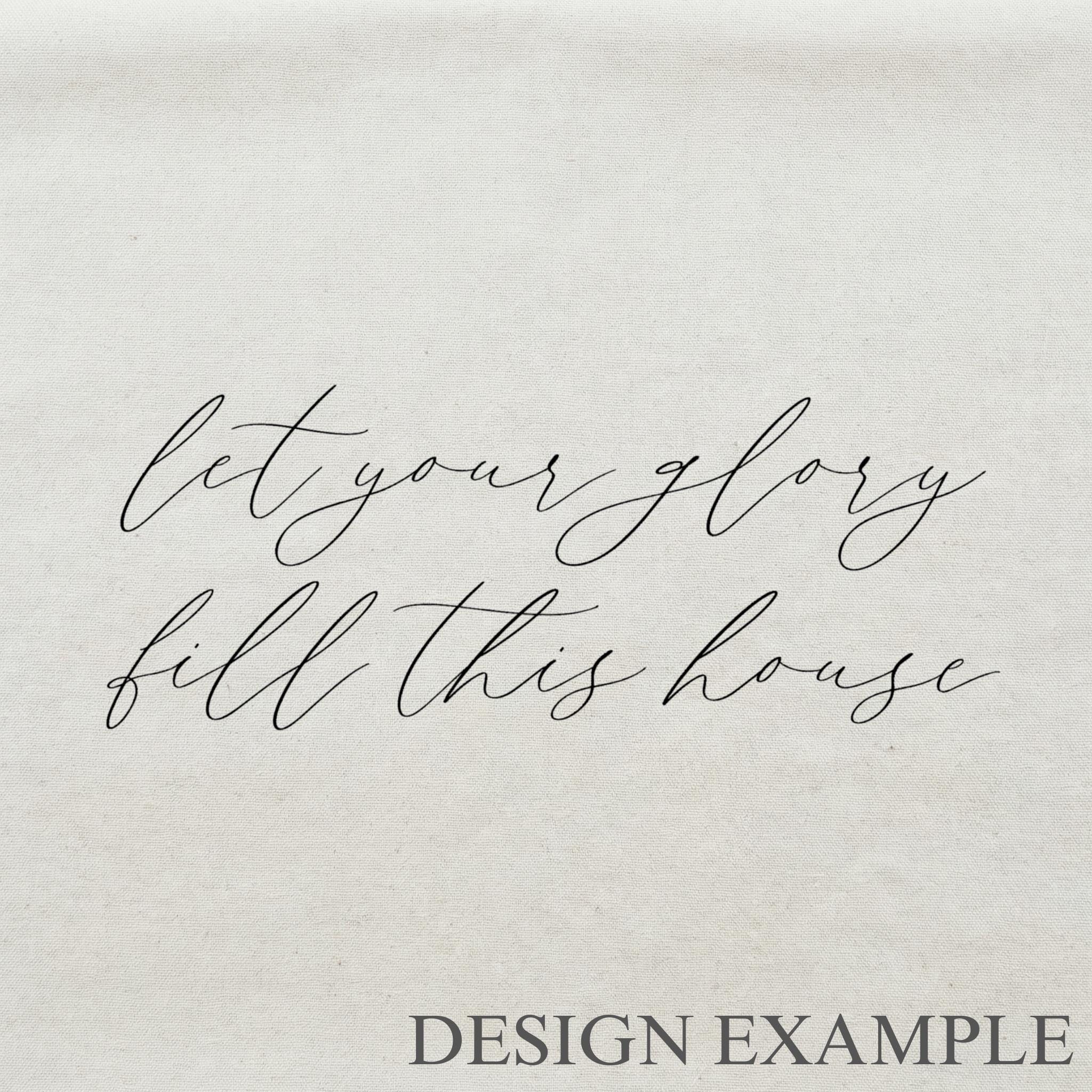 Lumbar Pillows - Let Your Glory Fill This House