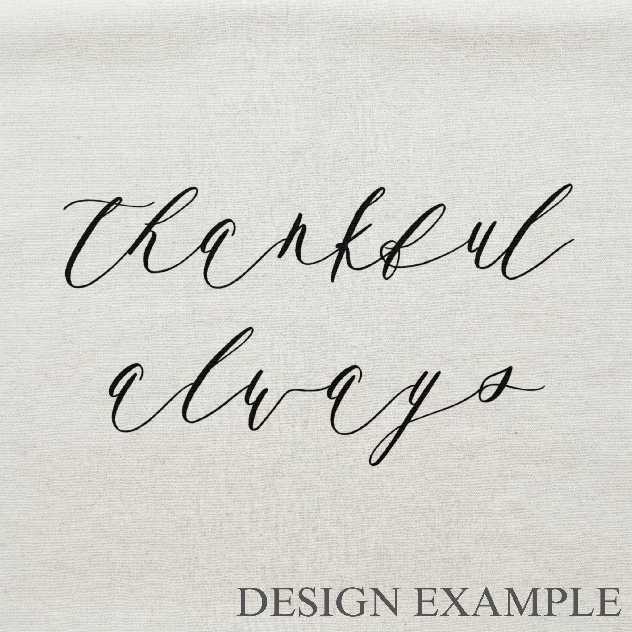 Lumbar Pillows - Thankful Always