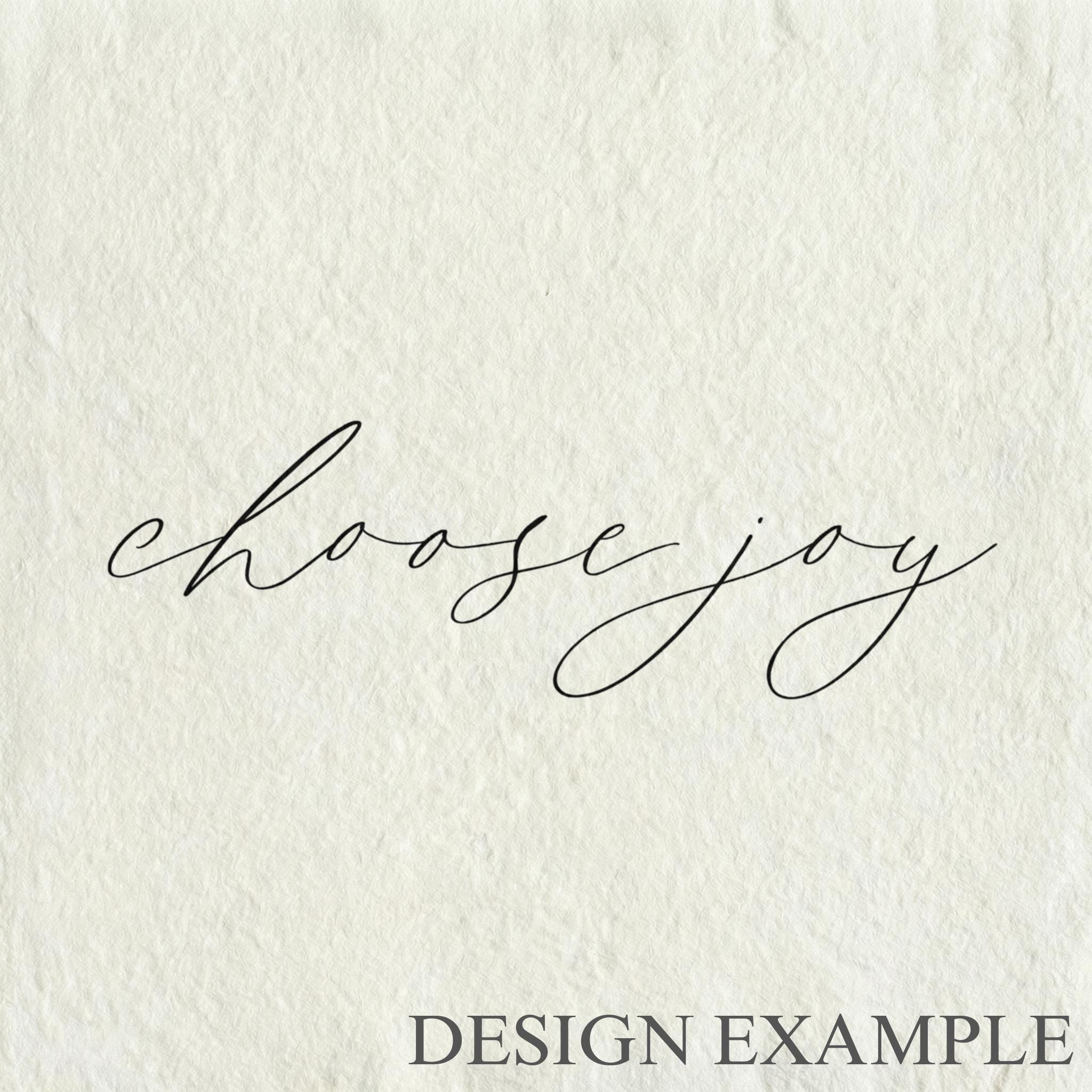 Glass Table Frames & Cards - Choose Joy