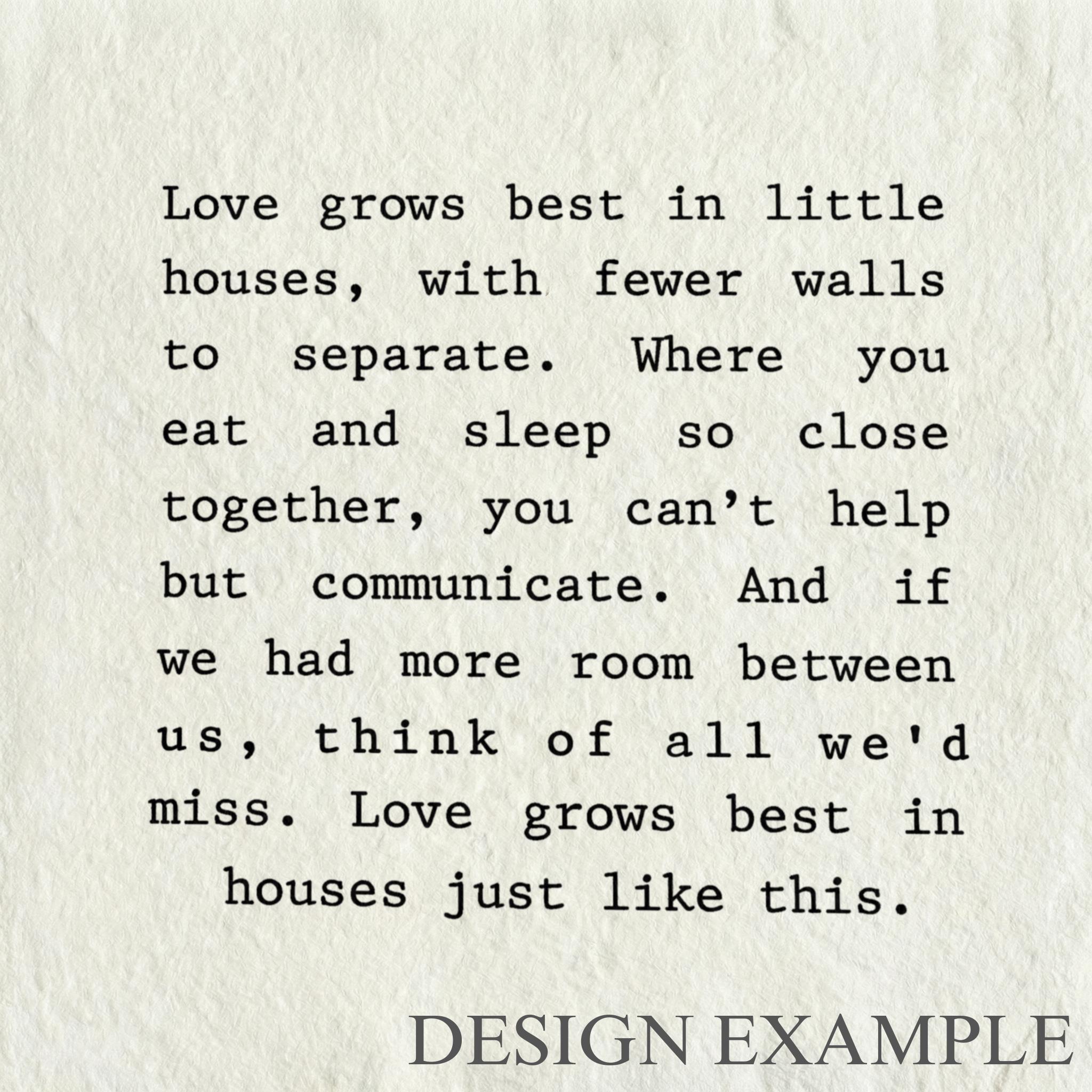 Glass Table Frames & Cards - Love Grows Best