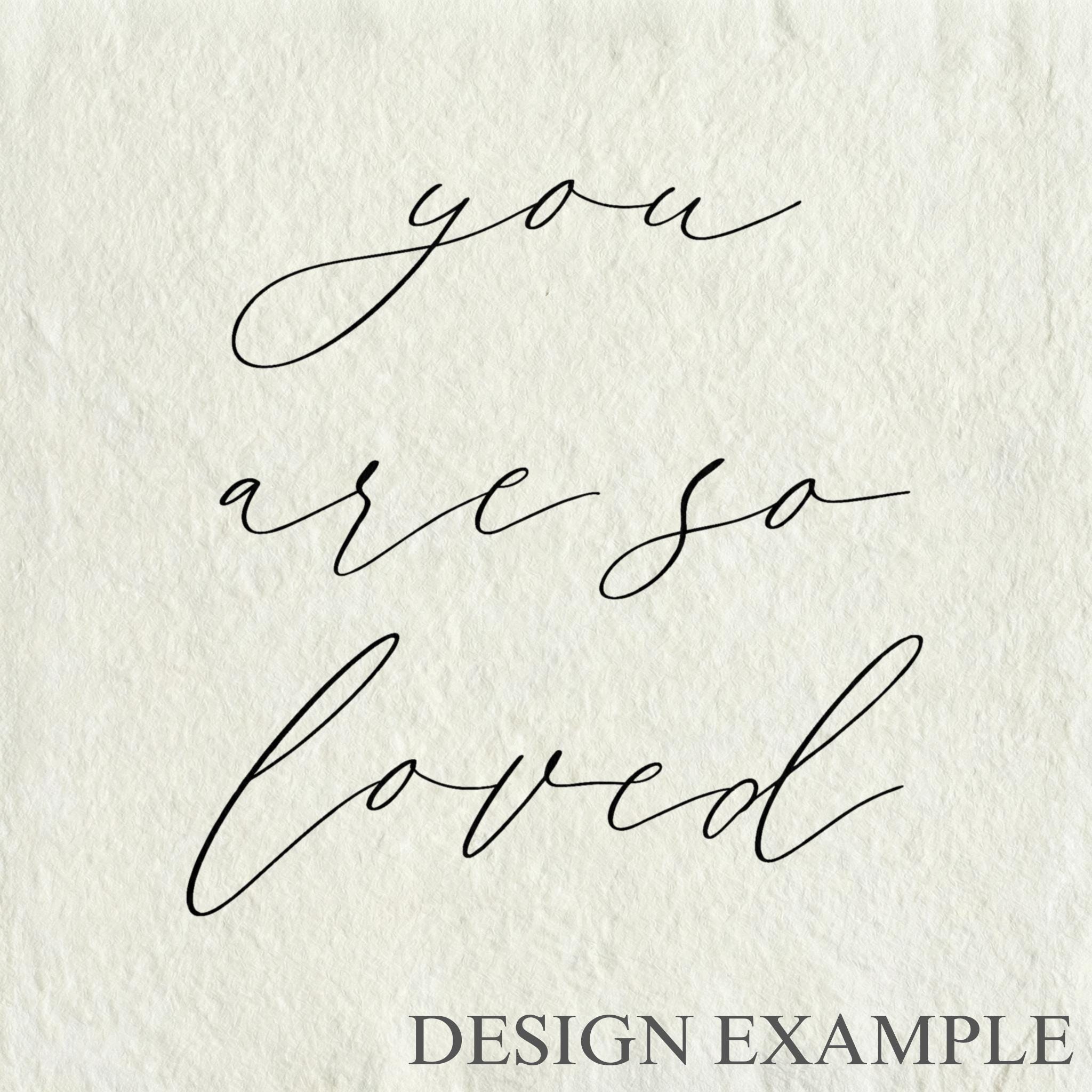 Glass Table Frames & Cards - You Are So Loved
