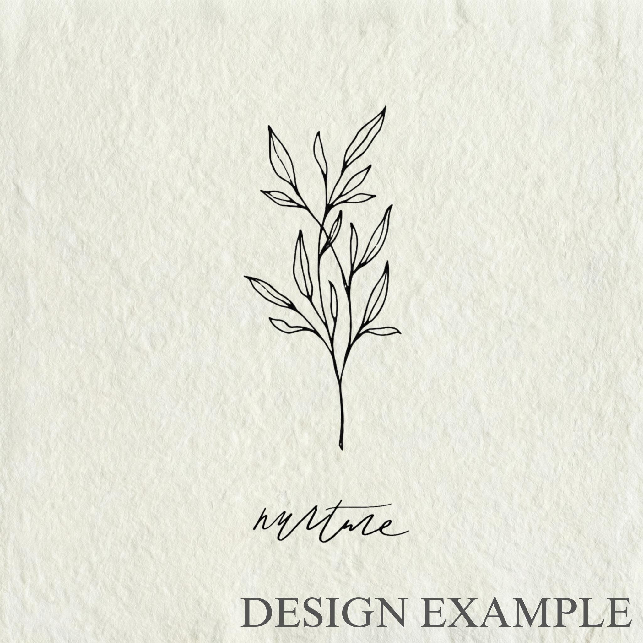 Glass Table Frames & Cards - Nurture Wildflower