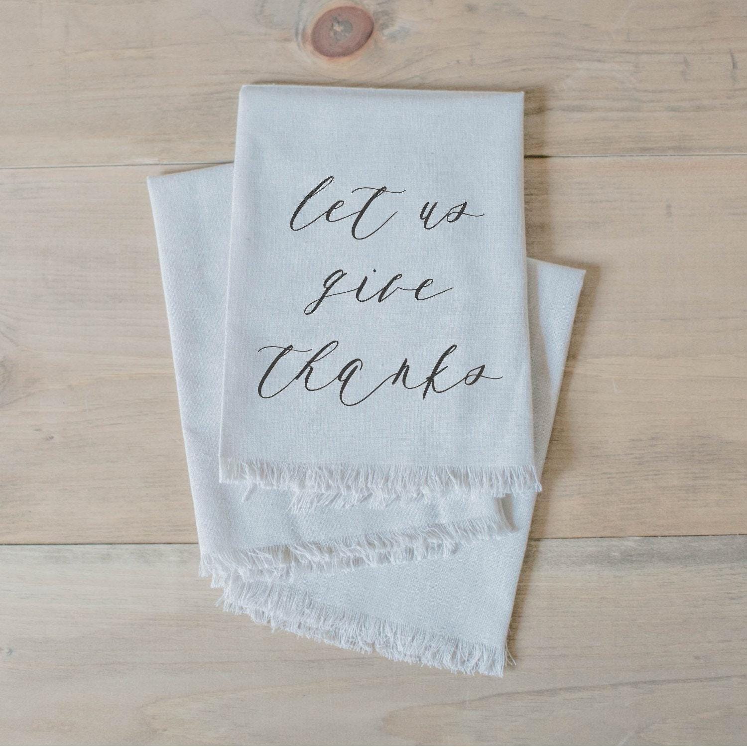 Napkins - Let Us Give Thanks