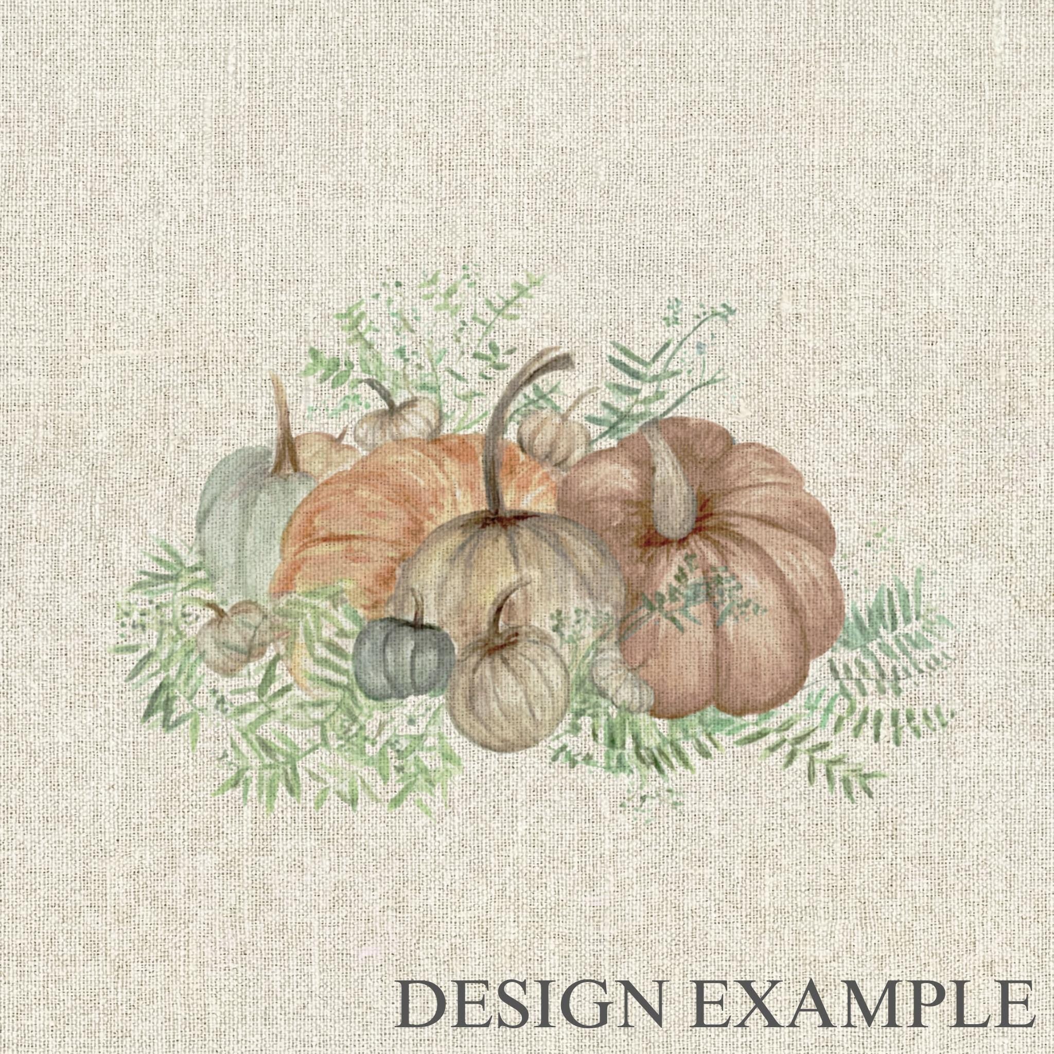 Napkins - Pumpkin Bunch Watercolor