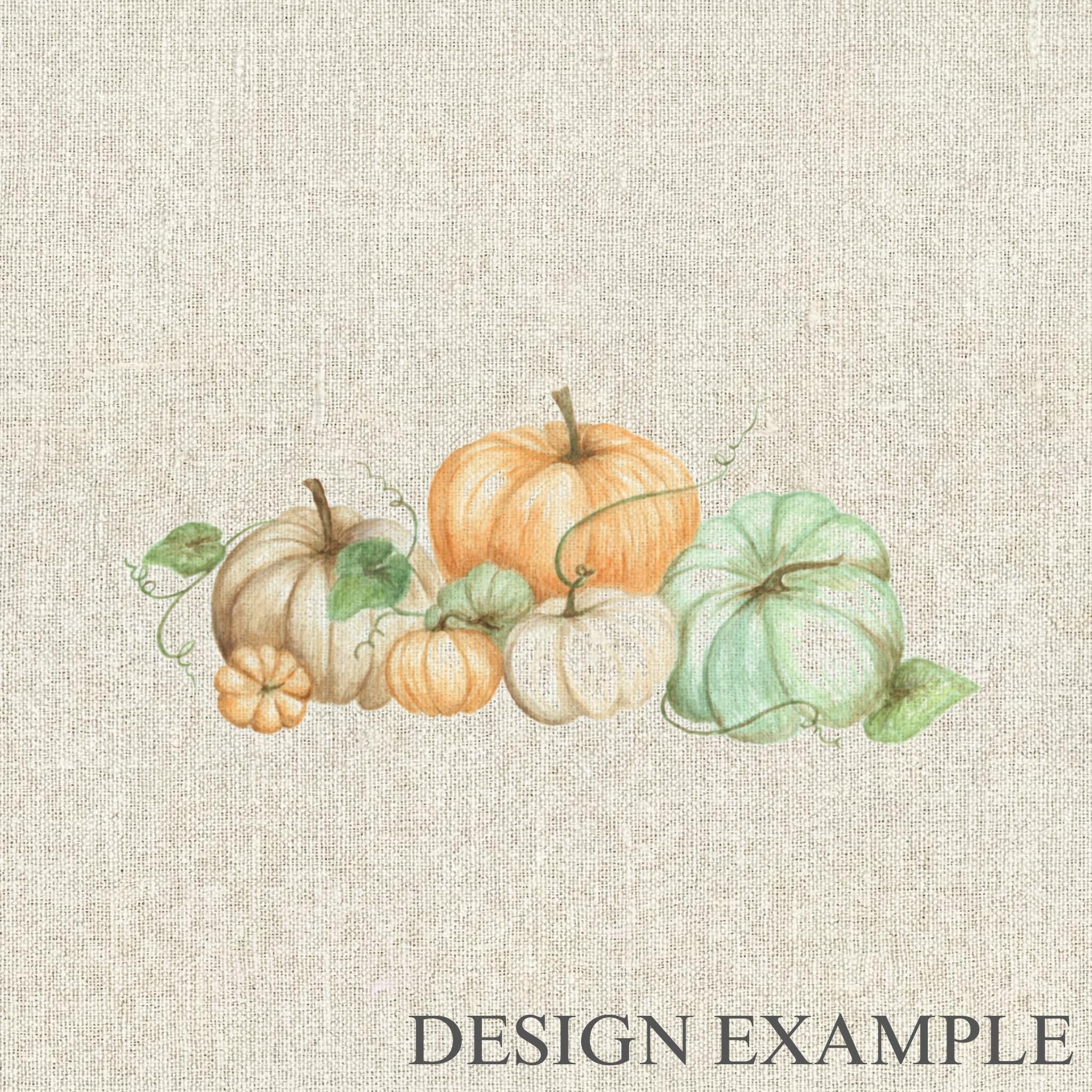 Napkins - Pumpkins Watercolor