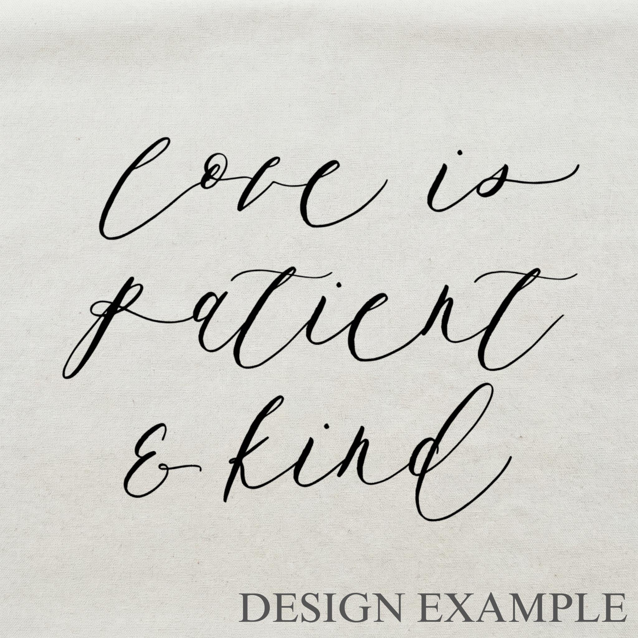 Tote Bags - Love is Patient and kind