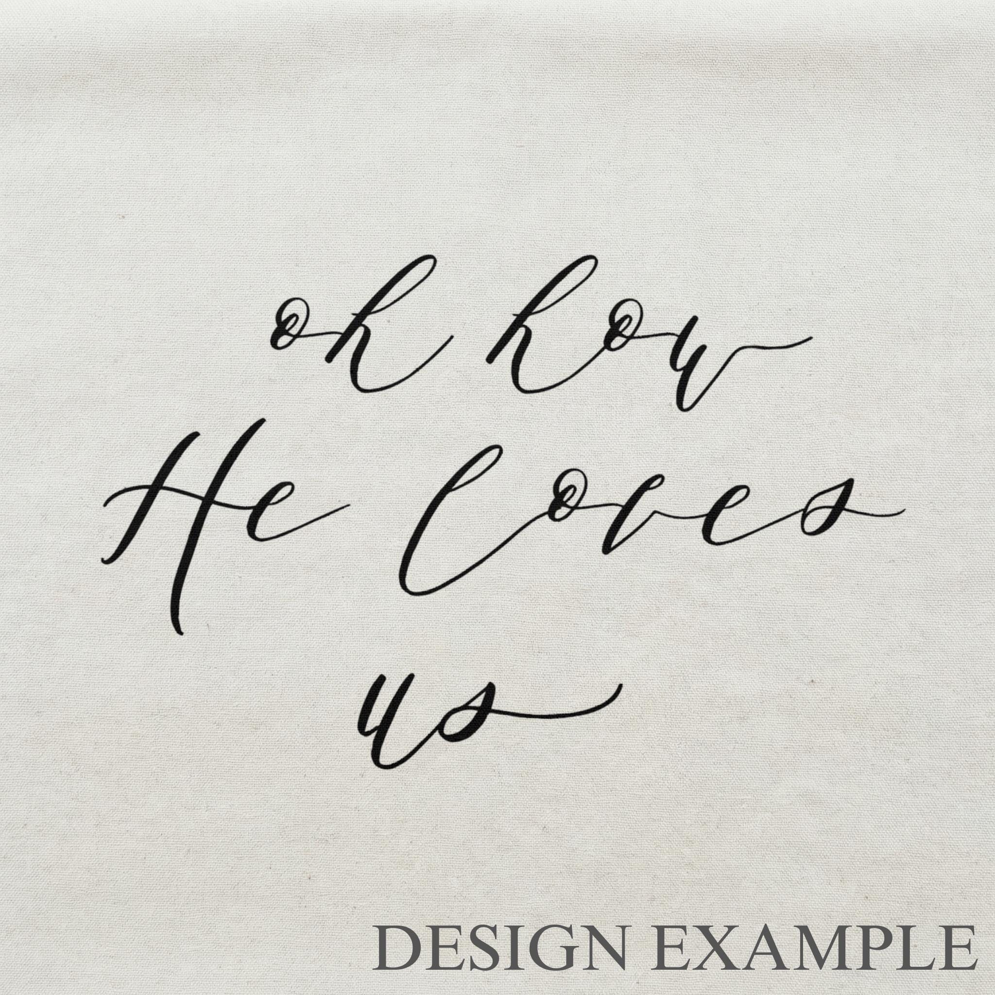 Tote Bags - Oh How He Loves Us