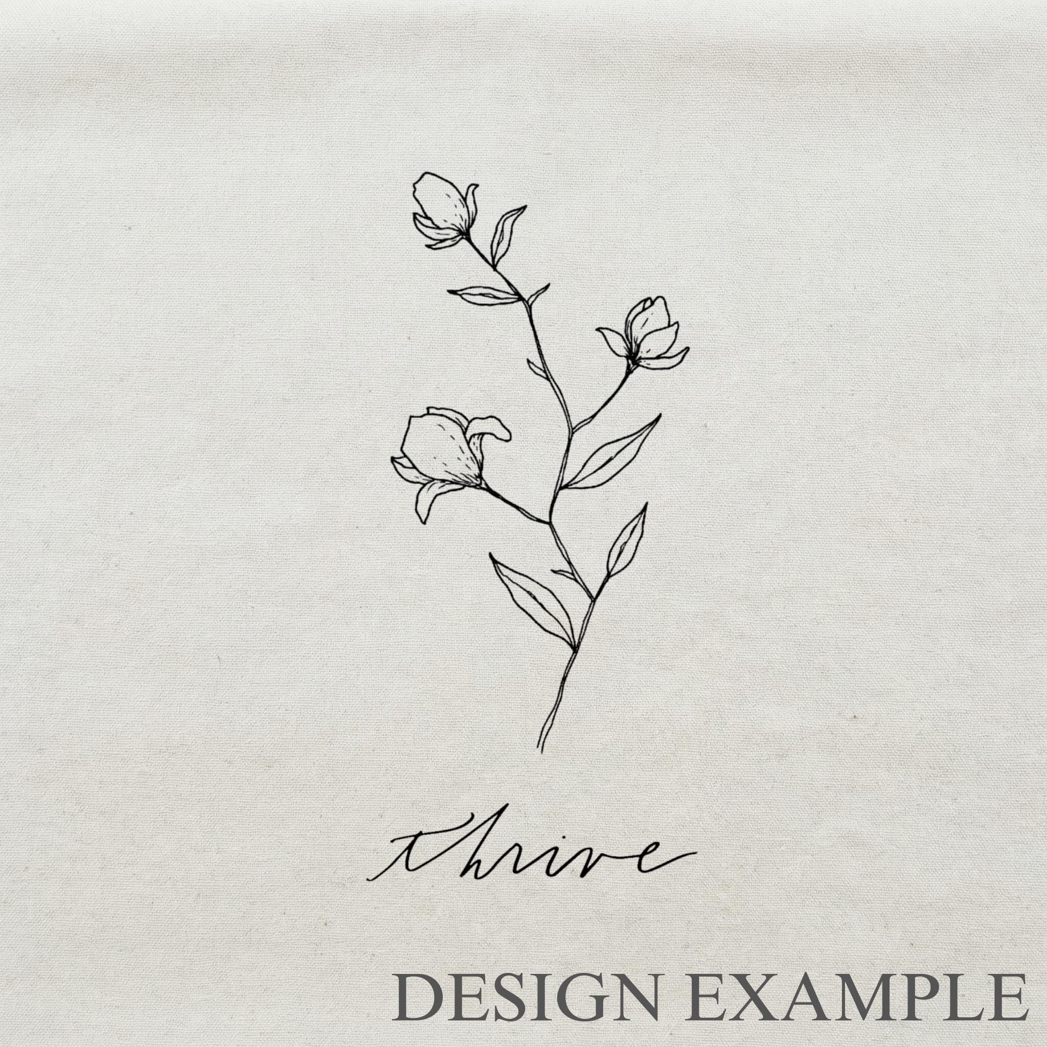 Tote Bags - Thrive Wildflower